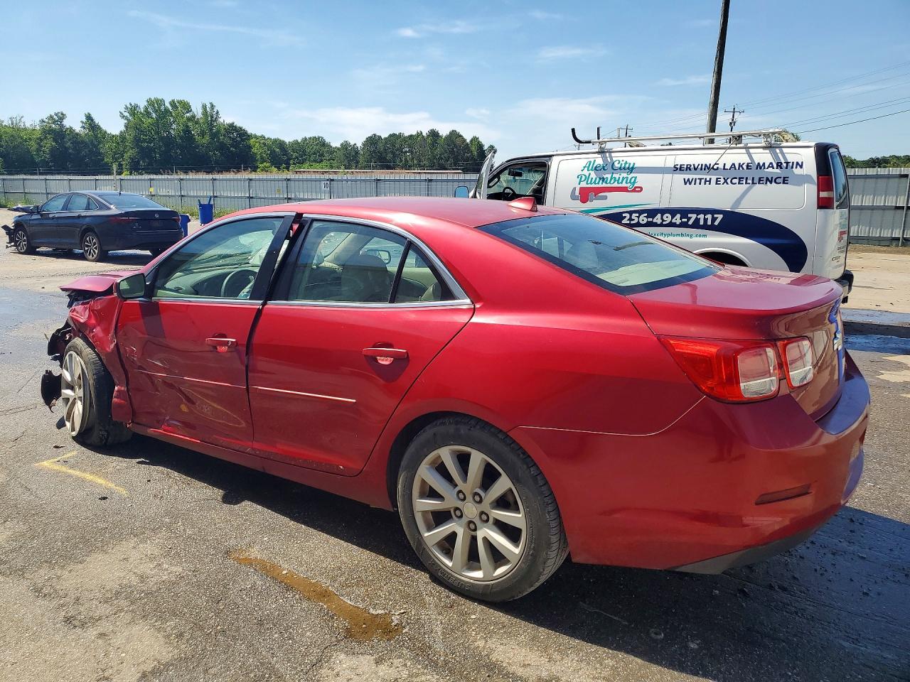 2014 Chevrolet Malibu 2lt Red vin: 1G11E5SL9EF115574