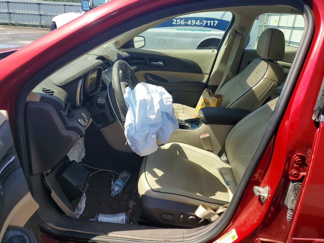 2014 Chevrolet Malibu 2lt Red vin: 1G11E5SL9EF115574