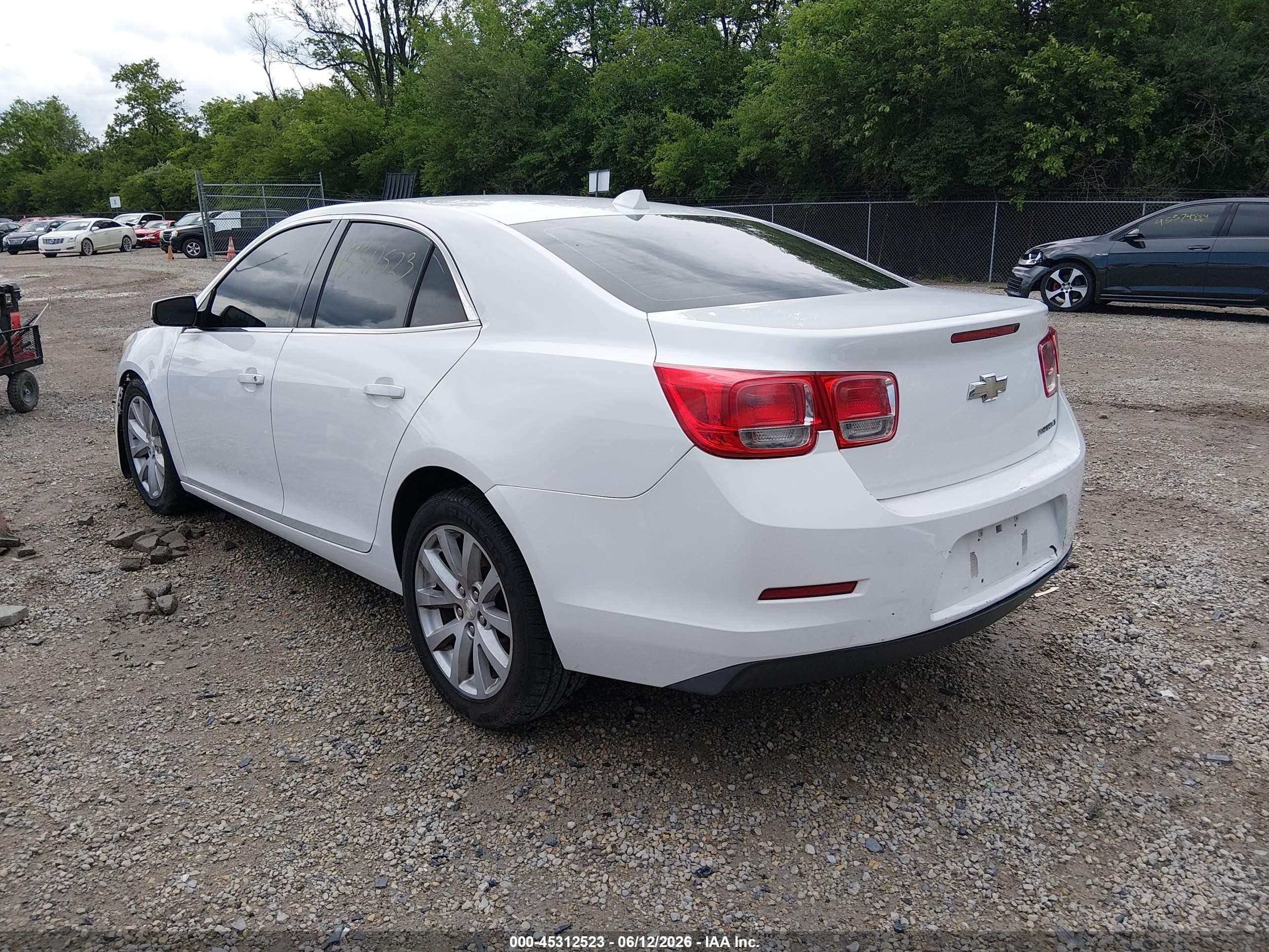 2014 Chevrolet Malibu 2lt Белый vin: 1G11E5SL9EF136814