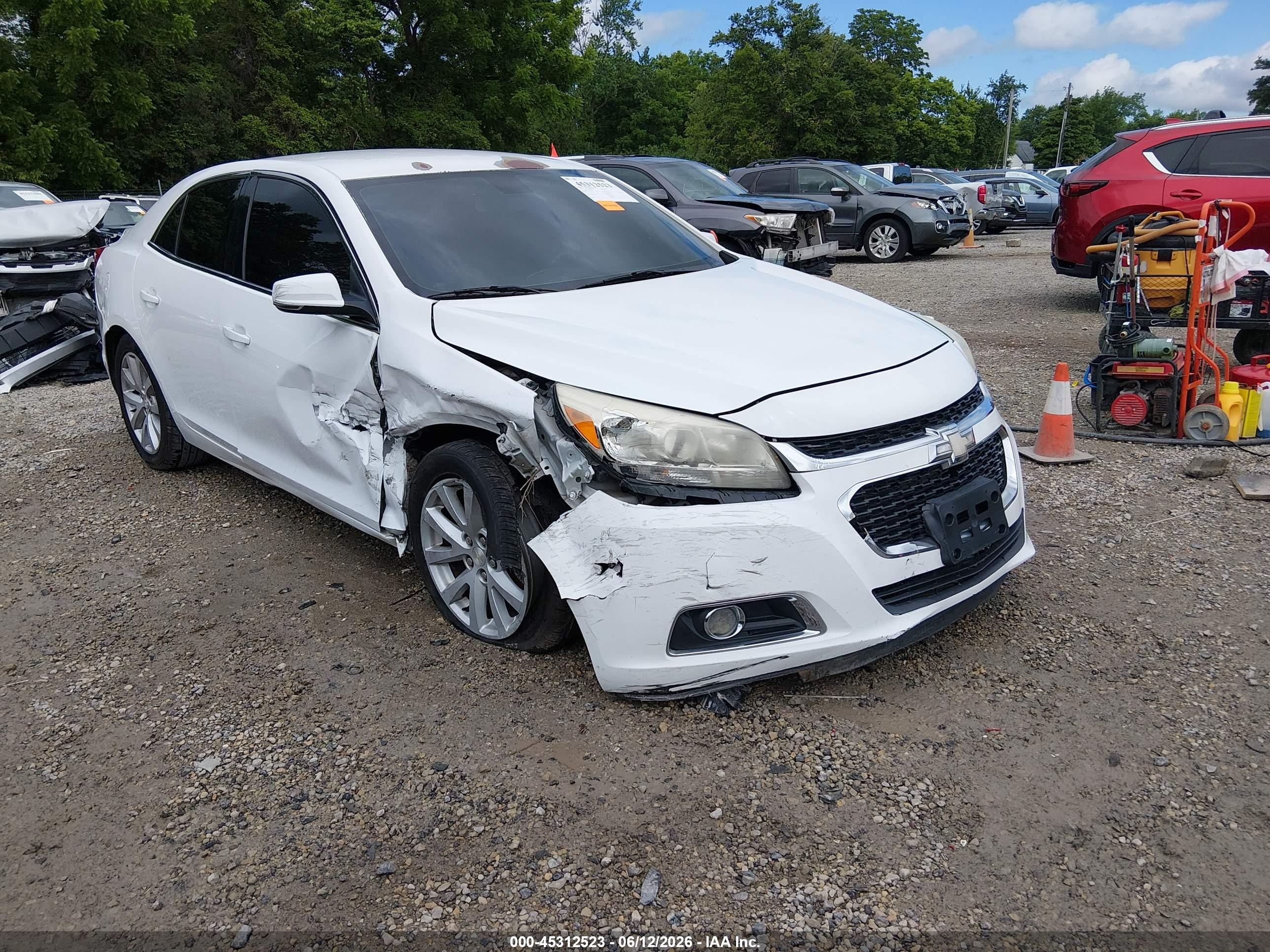 2014 Chevrolet Malibu 2lt Белый vin: 1G11E5SL9EF136814