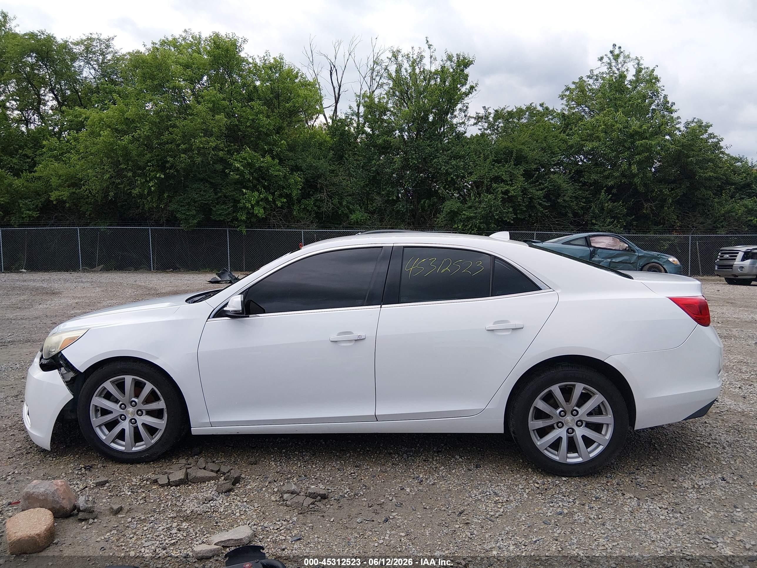 2014 Chevrolet Malibu 2lt Белый vin: 1G11E5SL9EF136814