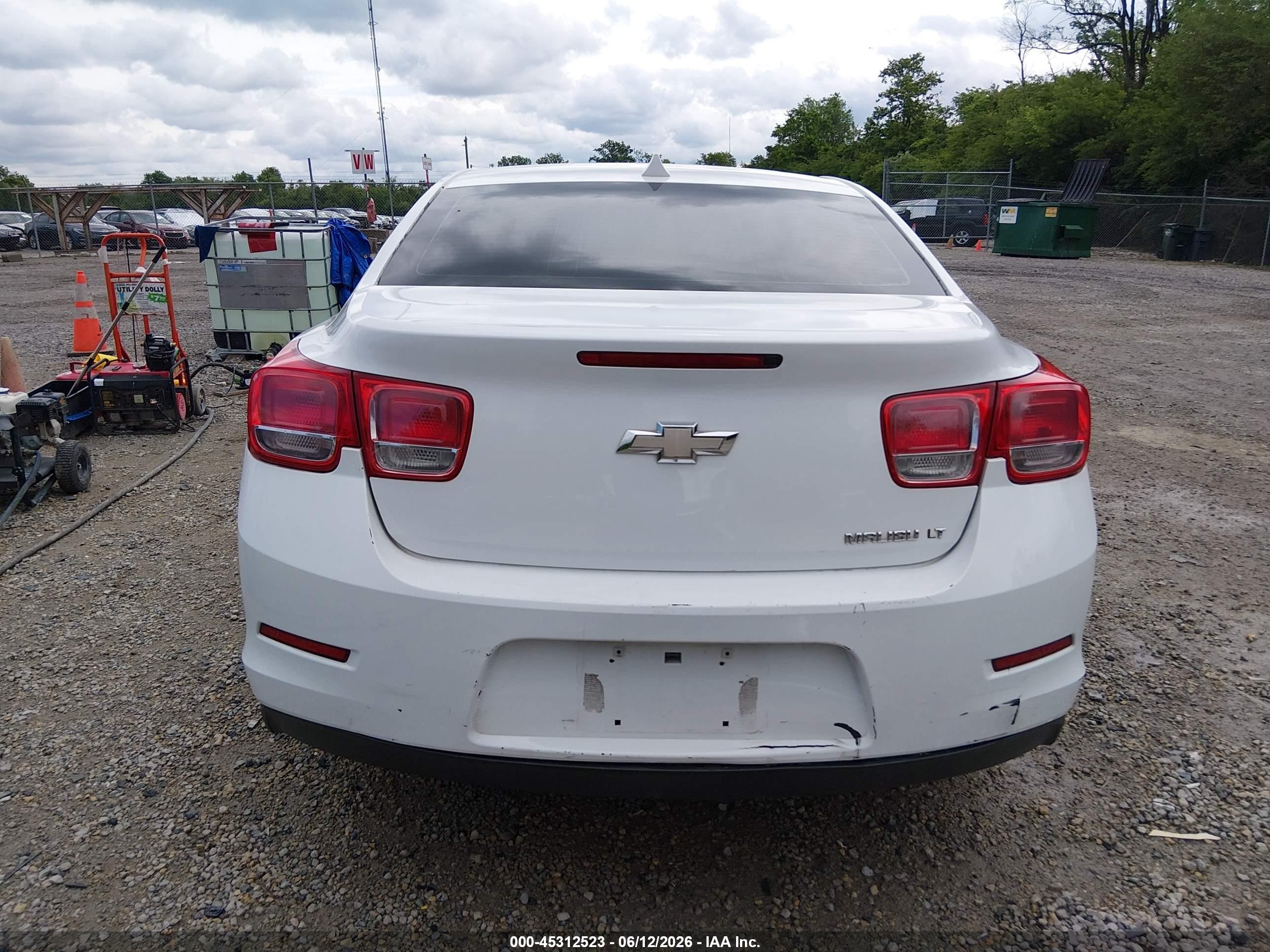2014 Chevrolet Malibu 2lt Белый vin: 1G11E5SL9EF136814