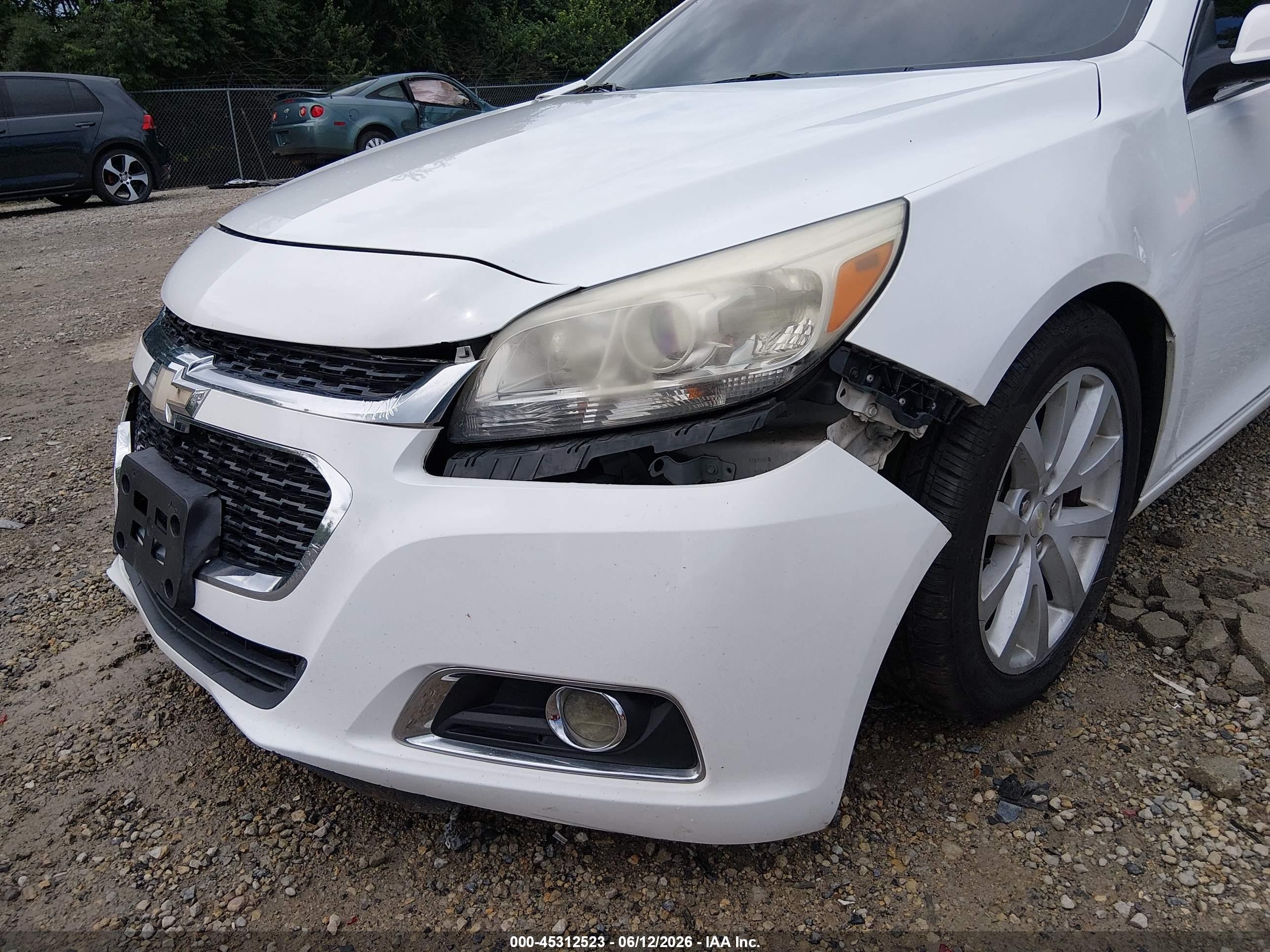 2014 Chevrolet Malibu 2lt Белый vin: 1G11E5SL9EF136814