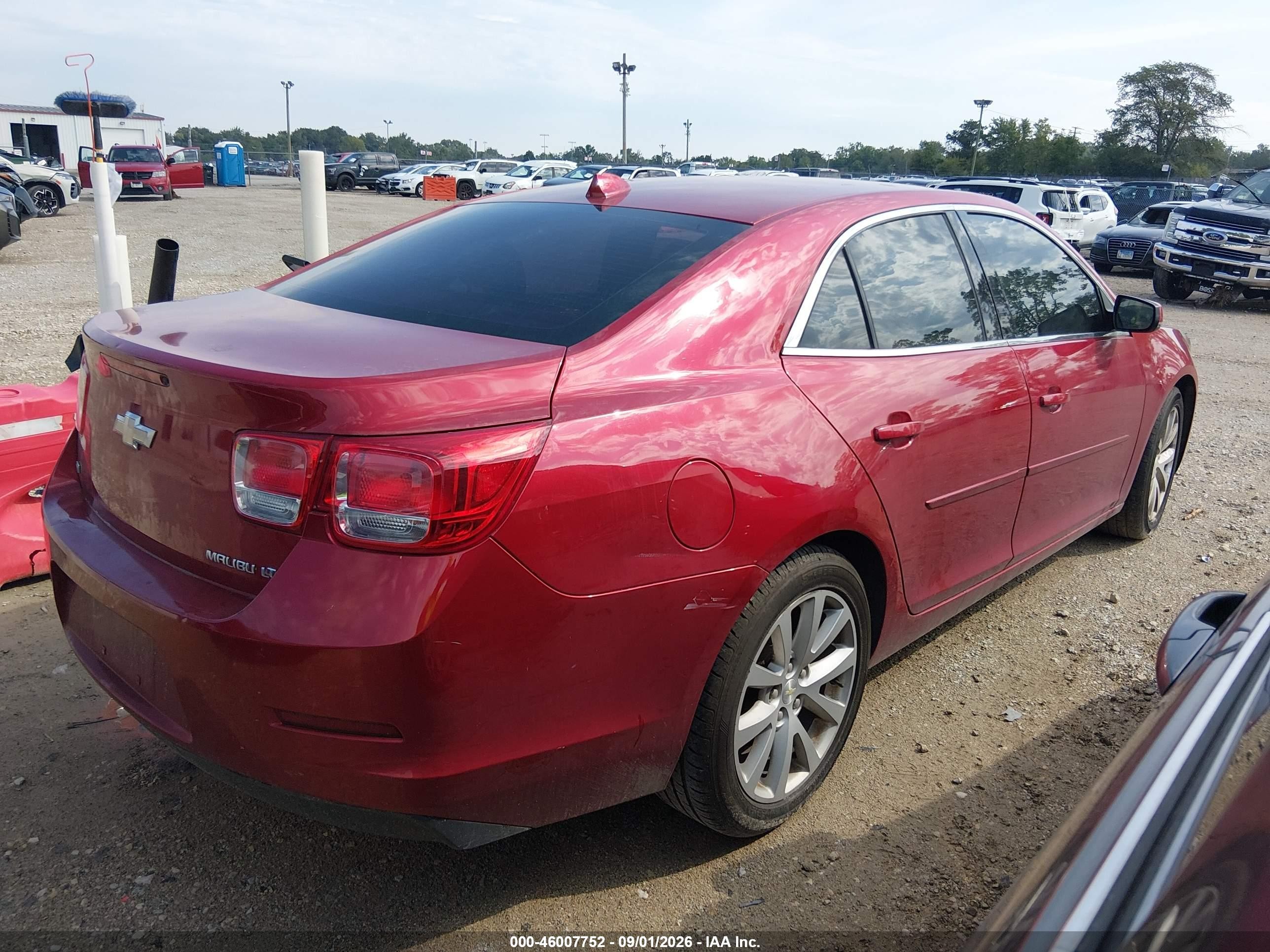 2014 Chevrolet Malibu 2lt Red vin: 1G11E5SL9EF199296
