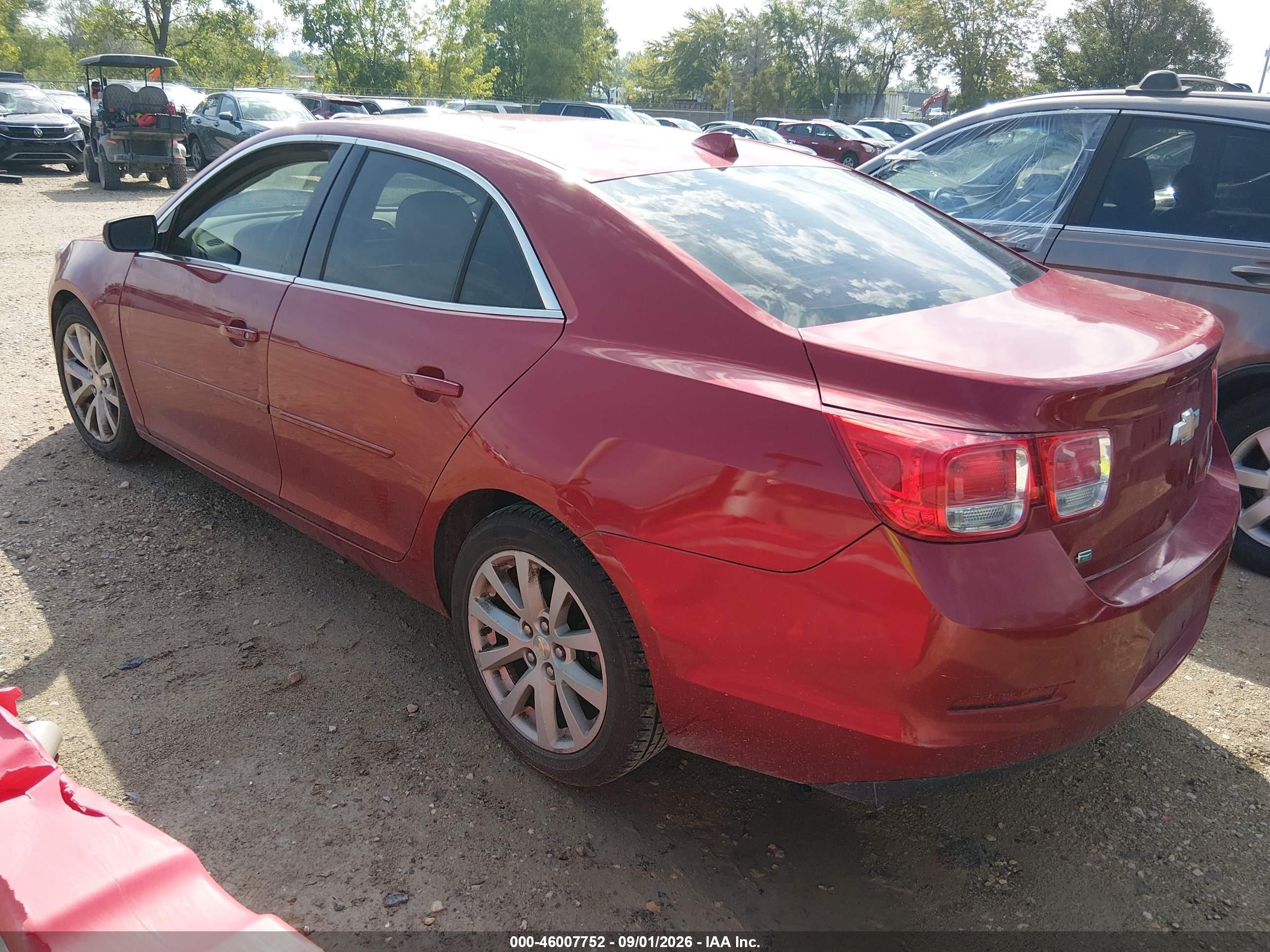 2014 Chevrolet Malibu 2lt Red vin: 1G11E5SL9EF199296