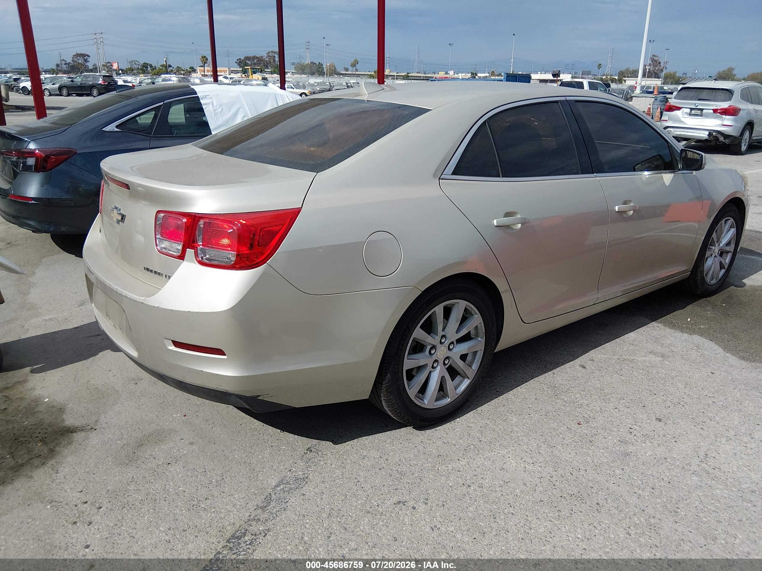 2014 Chevrolet Malibu 2lt Champagne vin: 1G11E5SL9EF297311