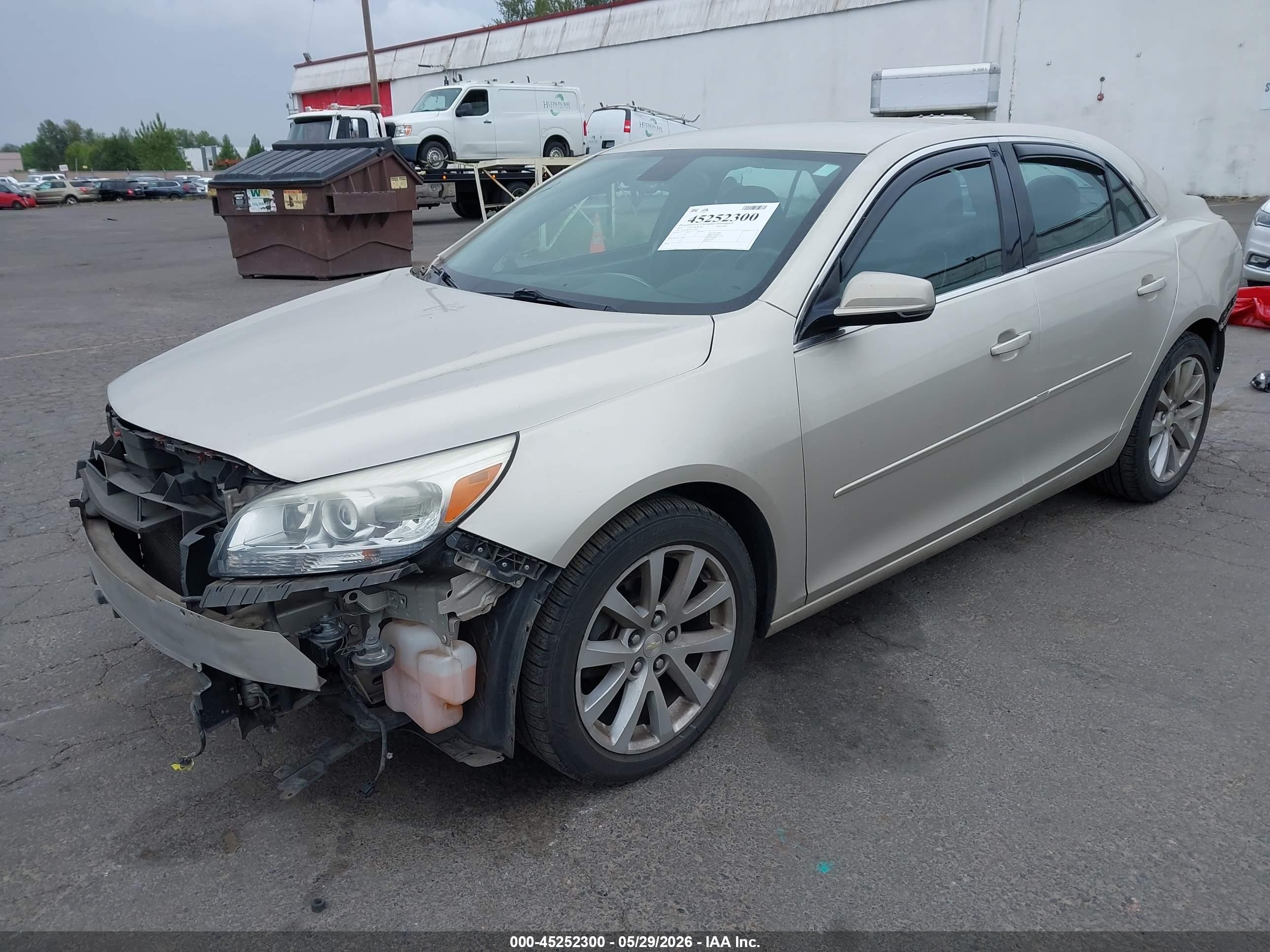 2014 Chevrolet Malibu 2lt Gold vin: 1G11E5SL9EF303026