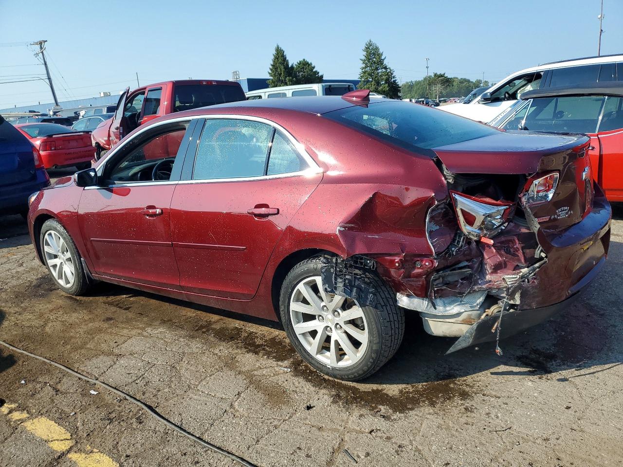 2015 Chevrolet Malibu 2lt Burgundy vin: 1G11E5SX8FF207408
