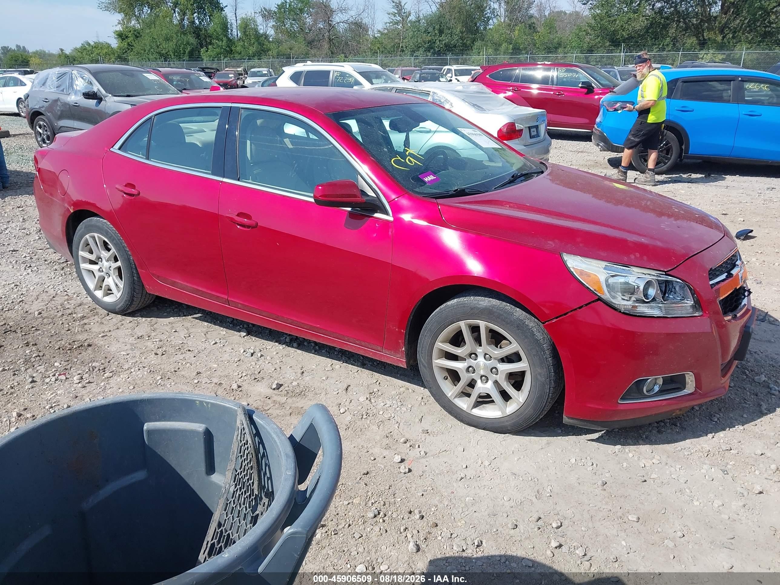 2013 Chevrolet Malibu Eco Premium Audio Red vin: 1G11F5RR0DF108731