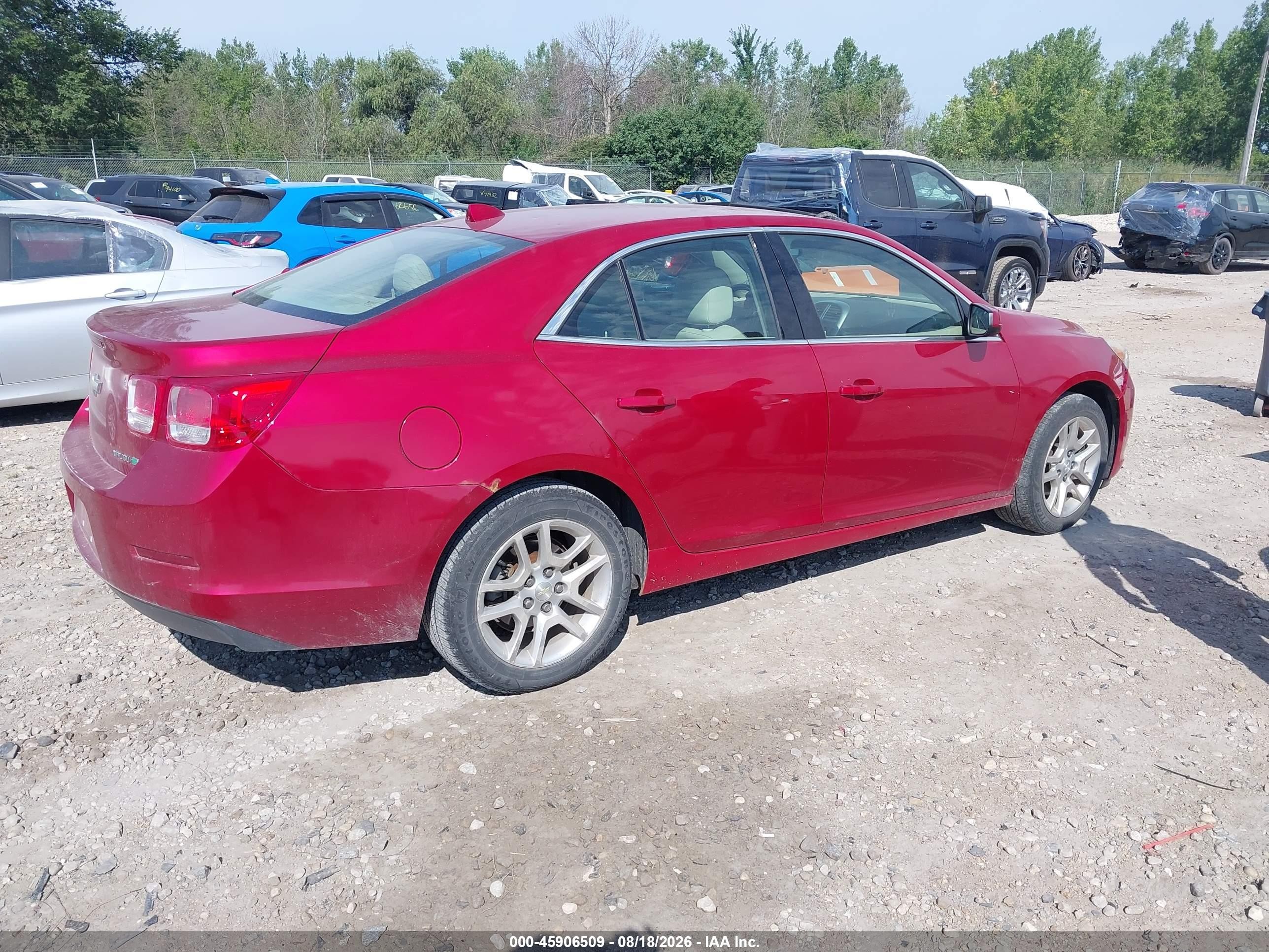 2013 Chevrolet Malibu Eco Premium Audio Red vin: 1G11F5RR0DF108731