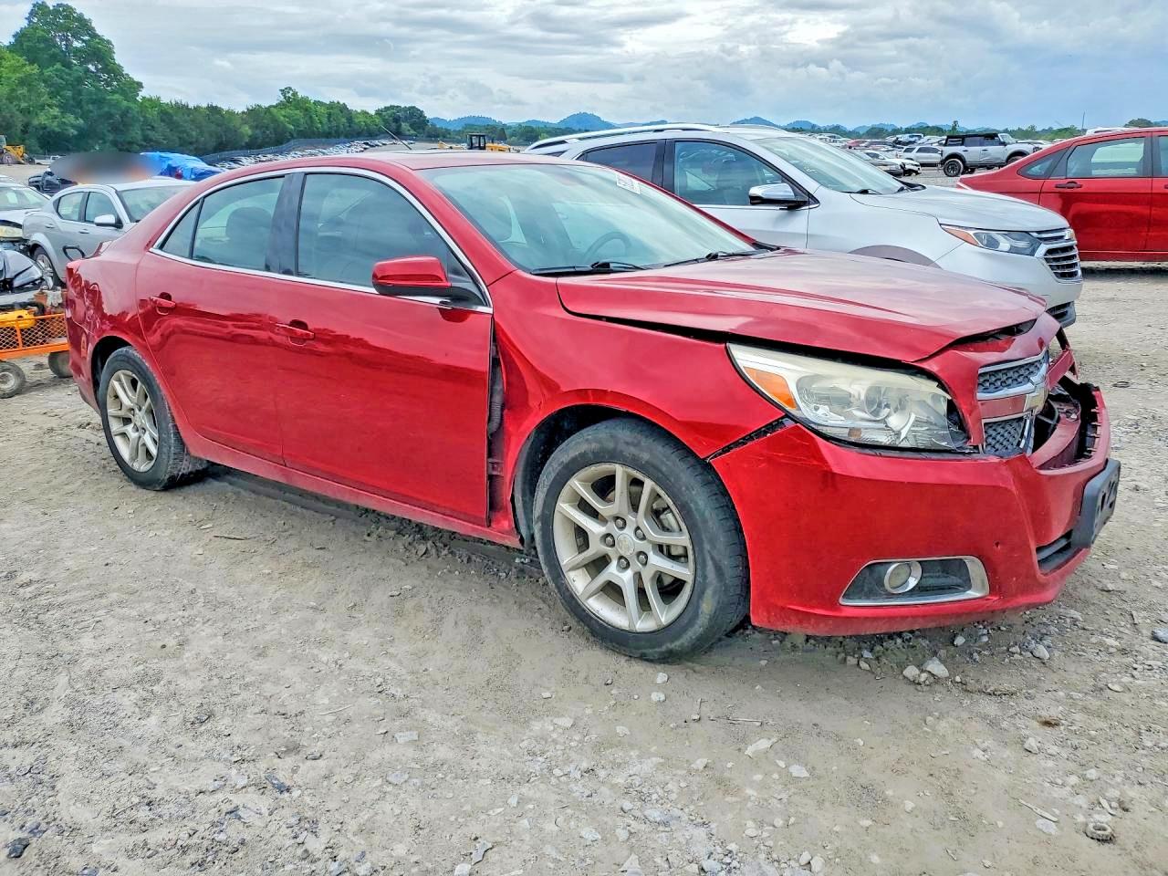 2013 Chevrolet Malibu 2lt Red vin: 1G11F5RR2DF112604