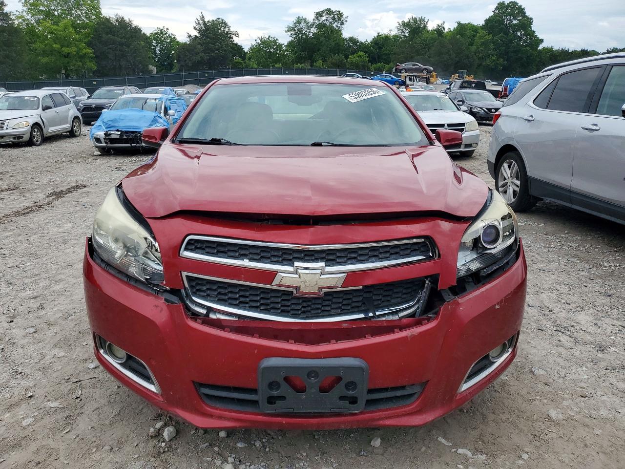 2013 Chevrolet Malibu 2lt Red vin: 1G11F5RR2DF112604