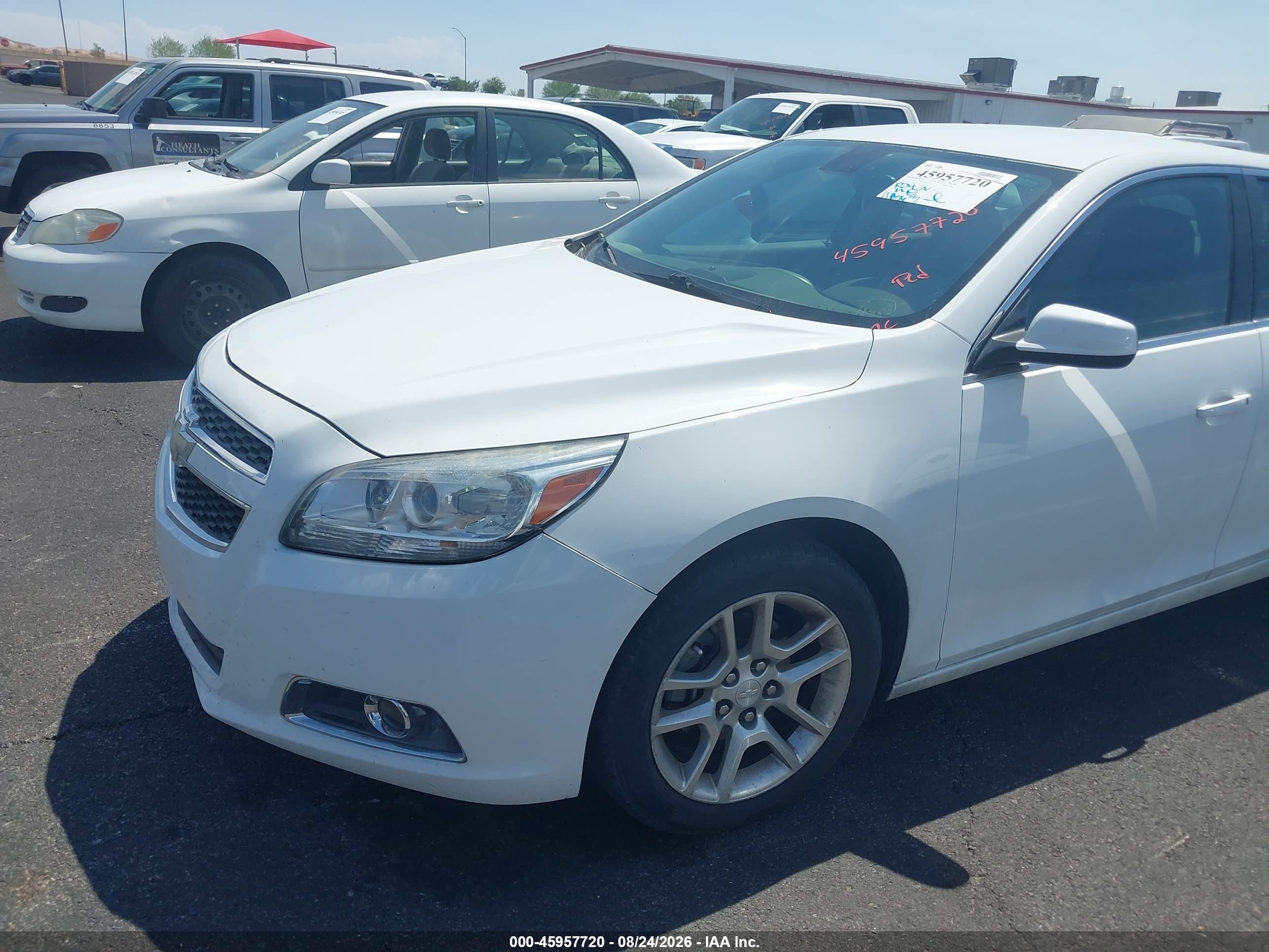 2013 Chevrolet Malibu Eco Premium Audio White vin: 1G11F5RR5DF105209