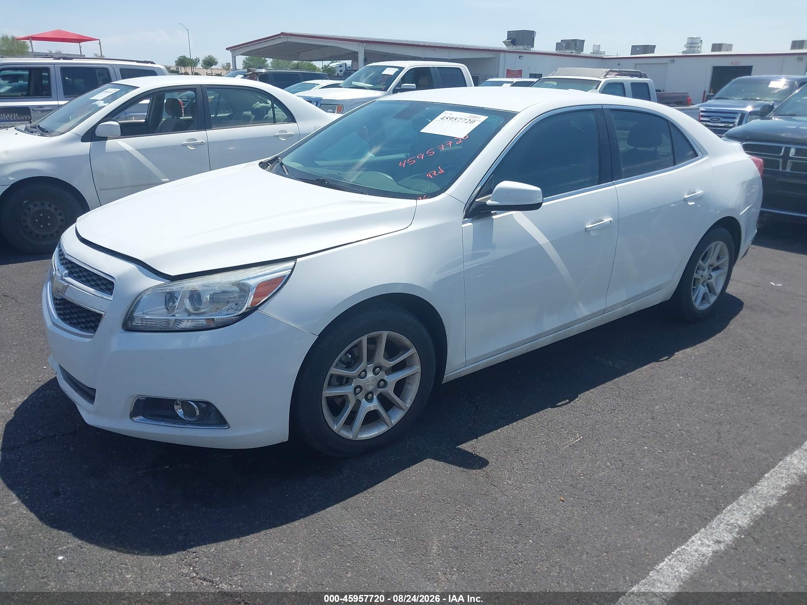 2013 Chevrolet Malibu Eco Premium Audio White vin: 1G11F5RR5DF105209