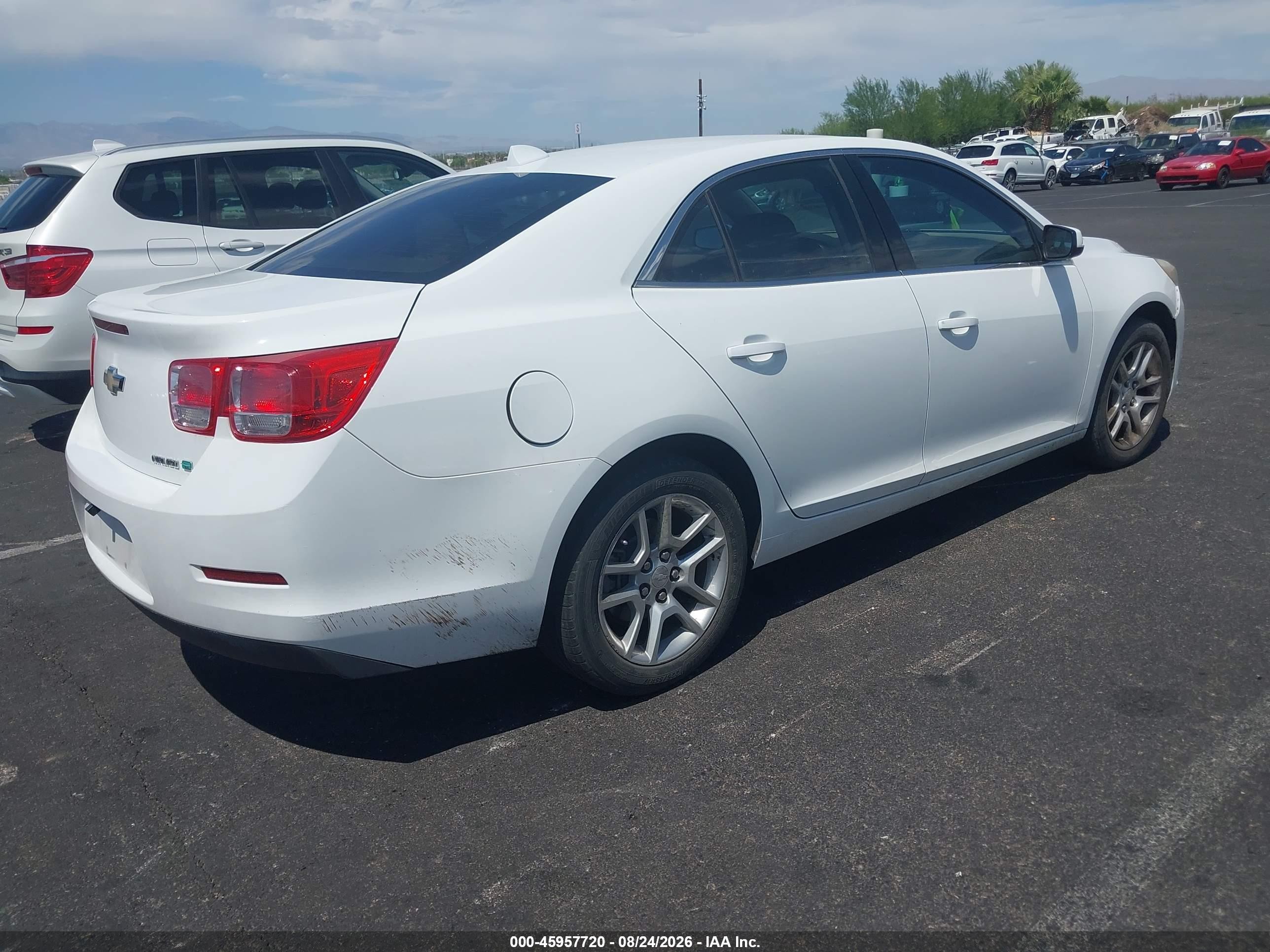 2013 Chevrolet Malibu Eco Premium Audio White vin: 1G11F5RR5DF105209