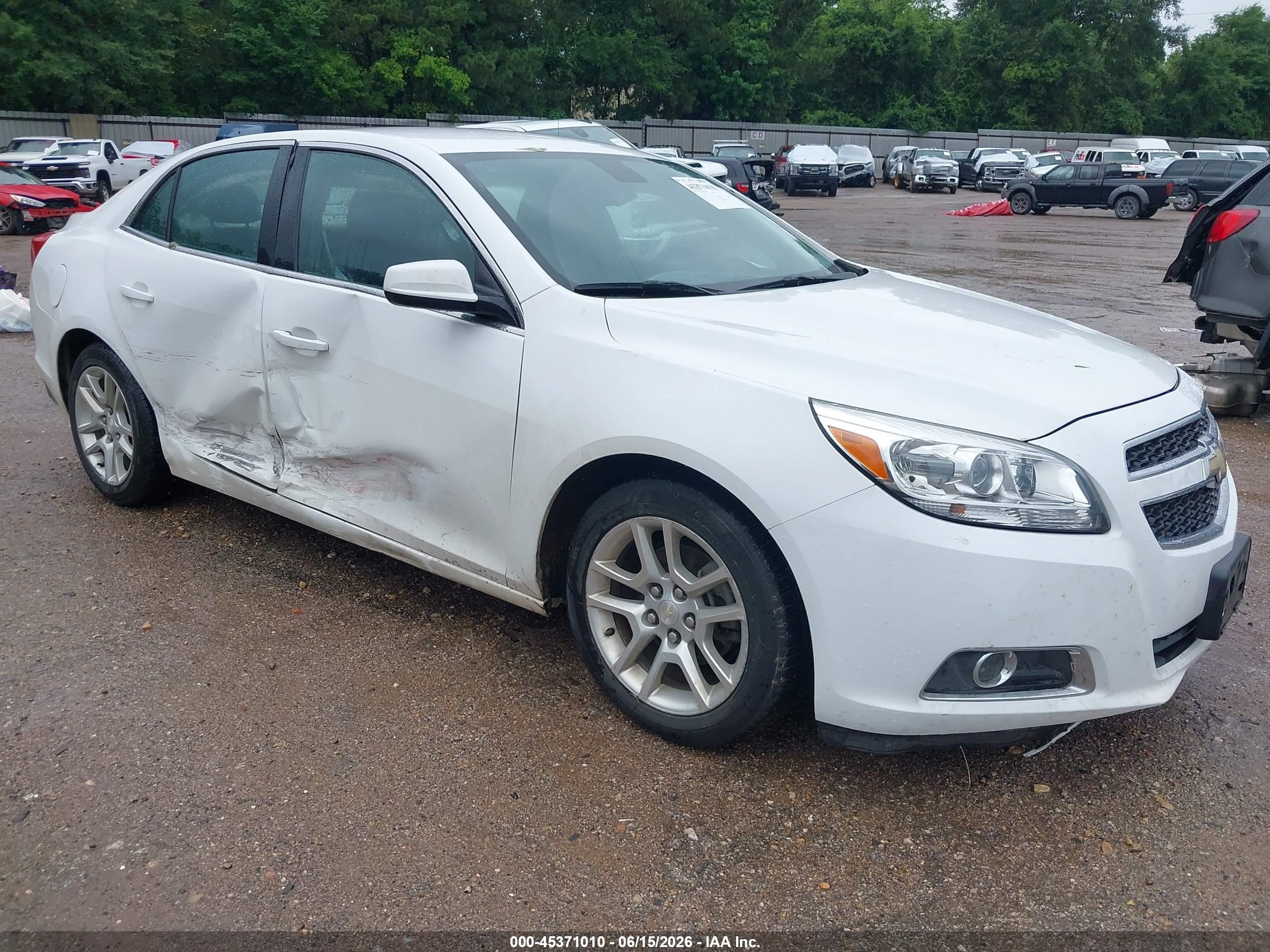 2013 Chevrolet Malibu Eco Premium Audio Белый vin: 1G11F5RR5DF110037