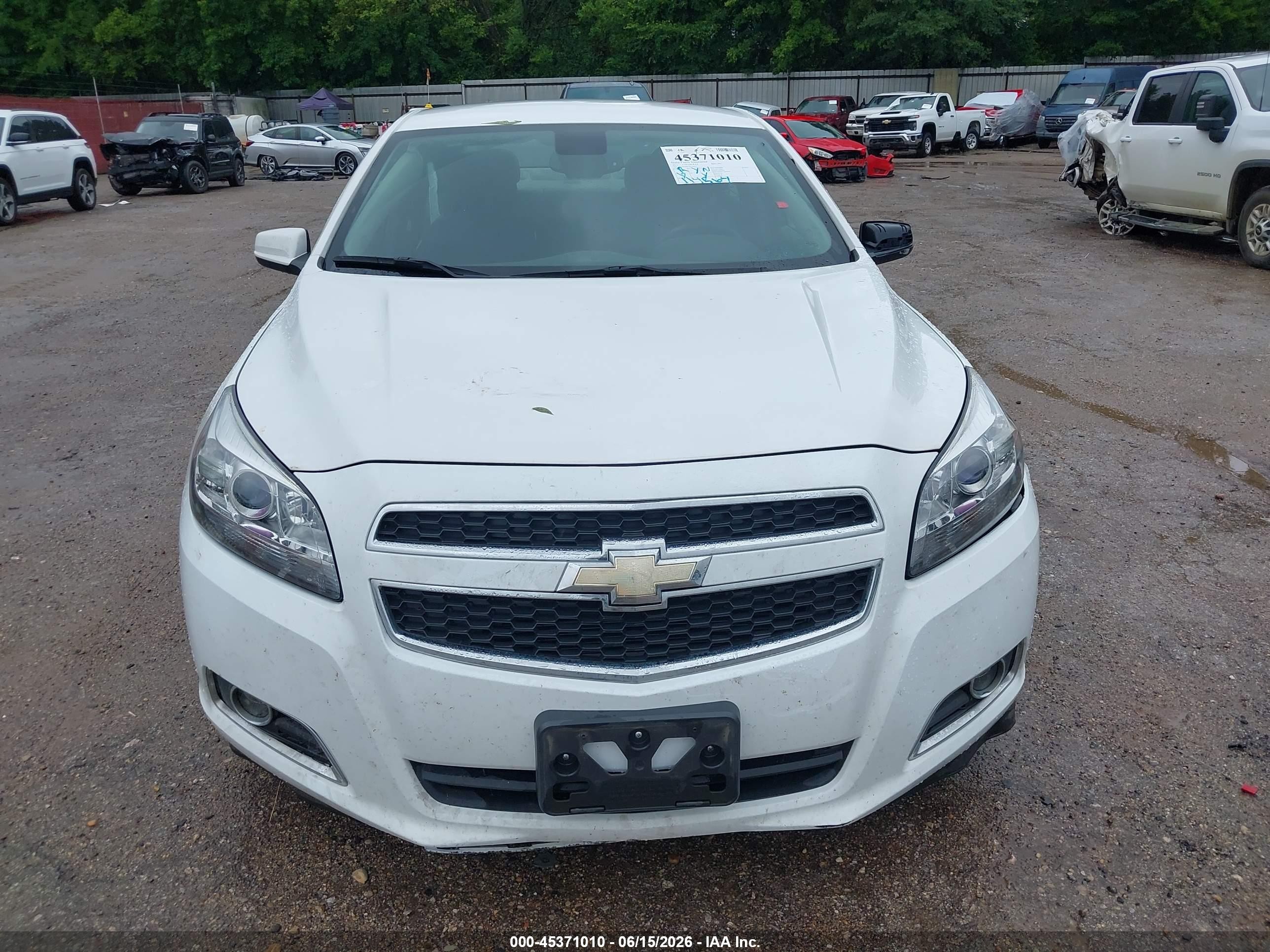 2013 Chevrolet Malibu Eco Premium Audio Белый vin: 1G11F5RR5DF110037
