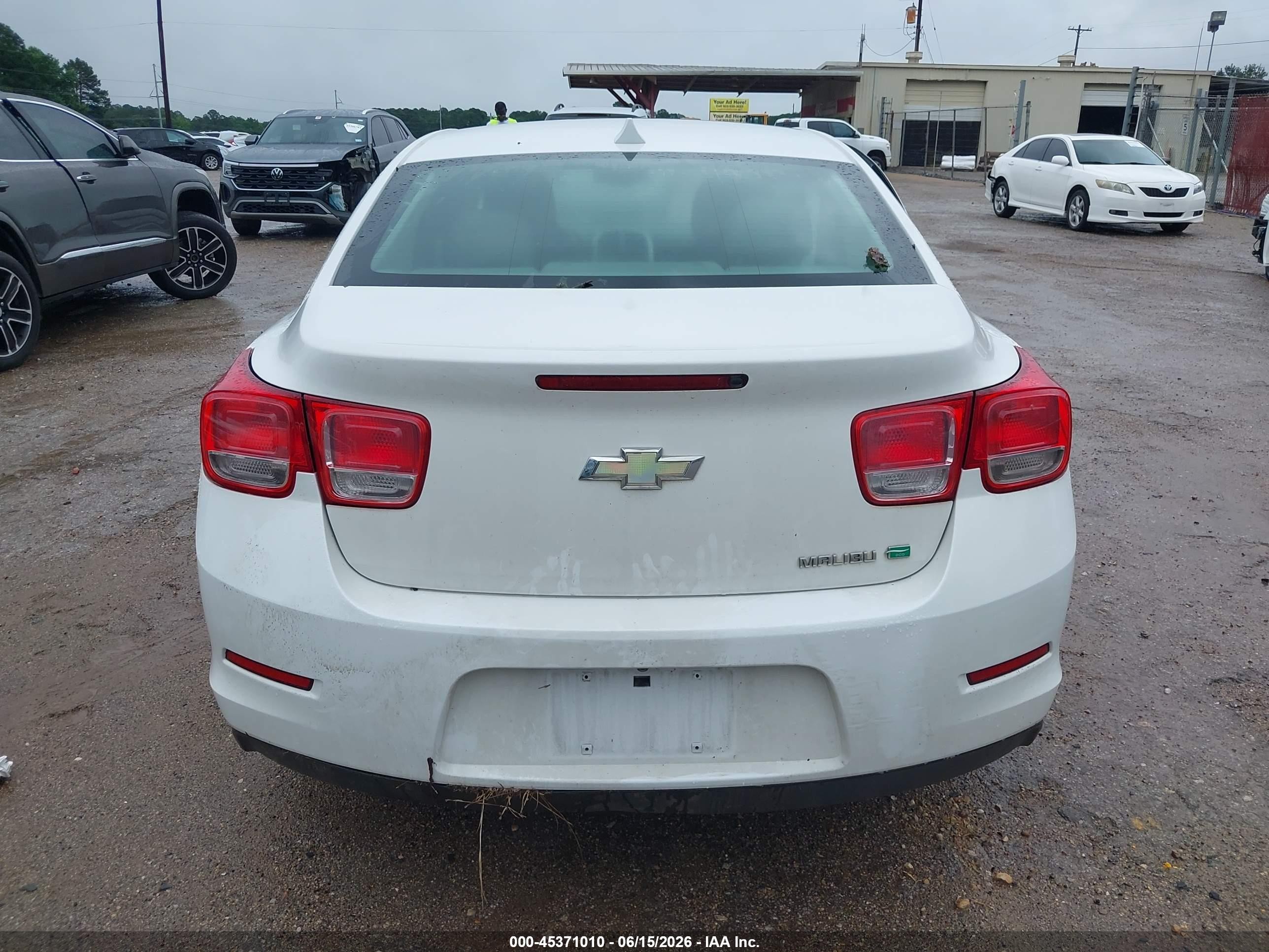 2013 Chevrolet Malibu Eco Premium Audio Белый vin: 1G11F5RR5DF110037
