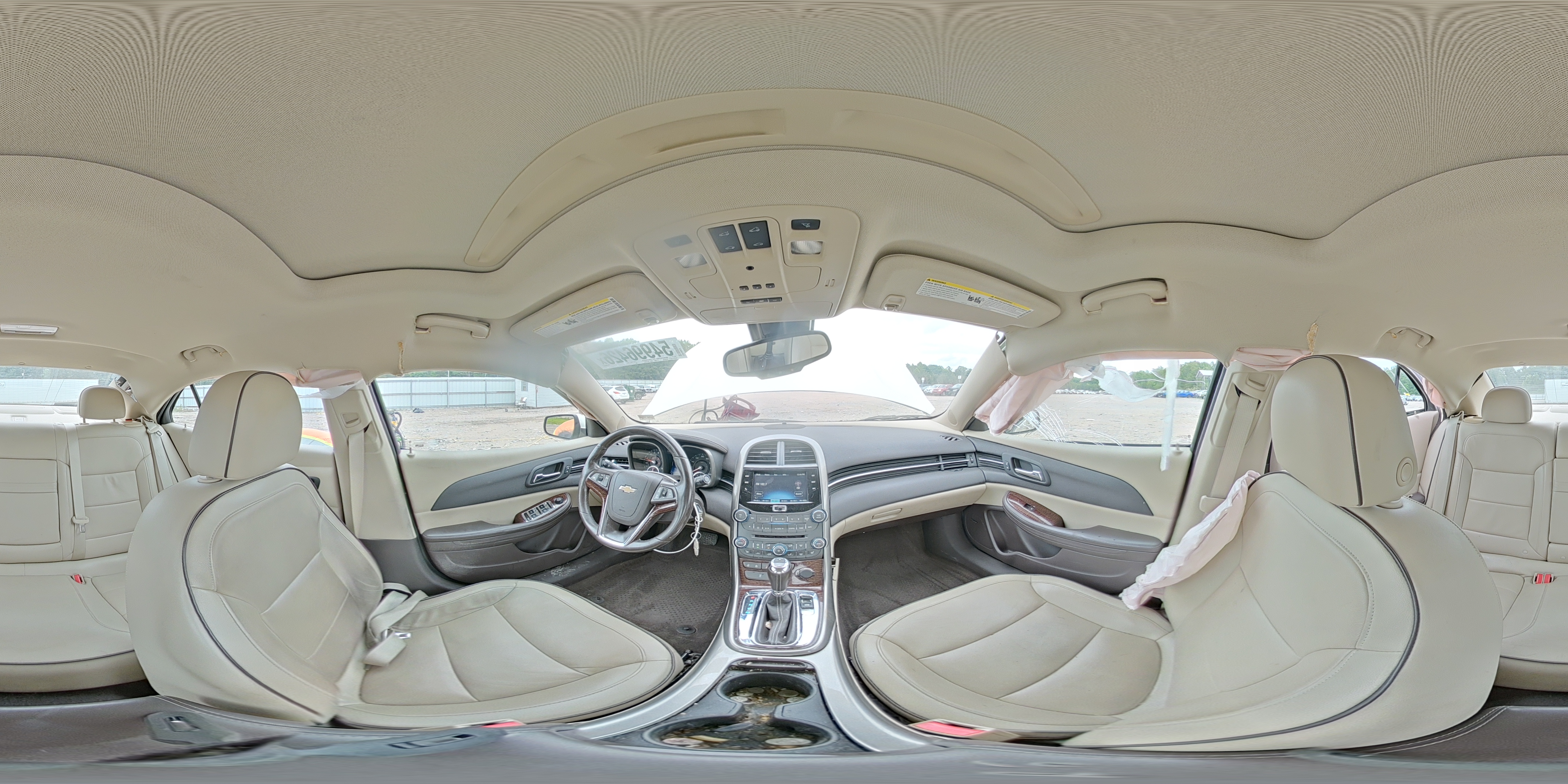 2013 Chevrolet Malibu Cream vin: 1G11F5RR6DF119250