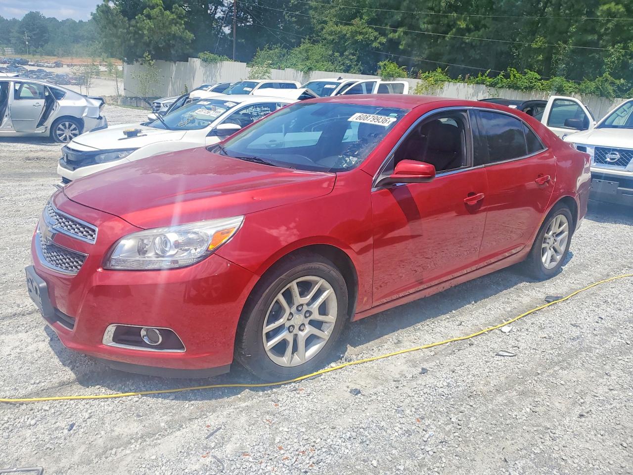 2013 Chevrolet Malibu 2lt Red vin: 1G11F5RR8DF114017