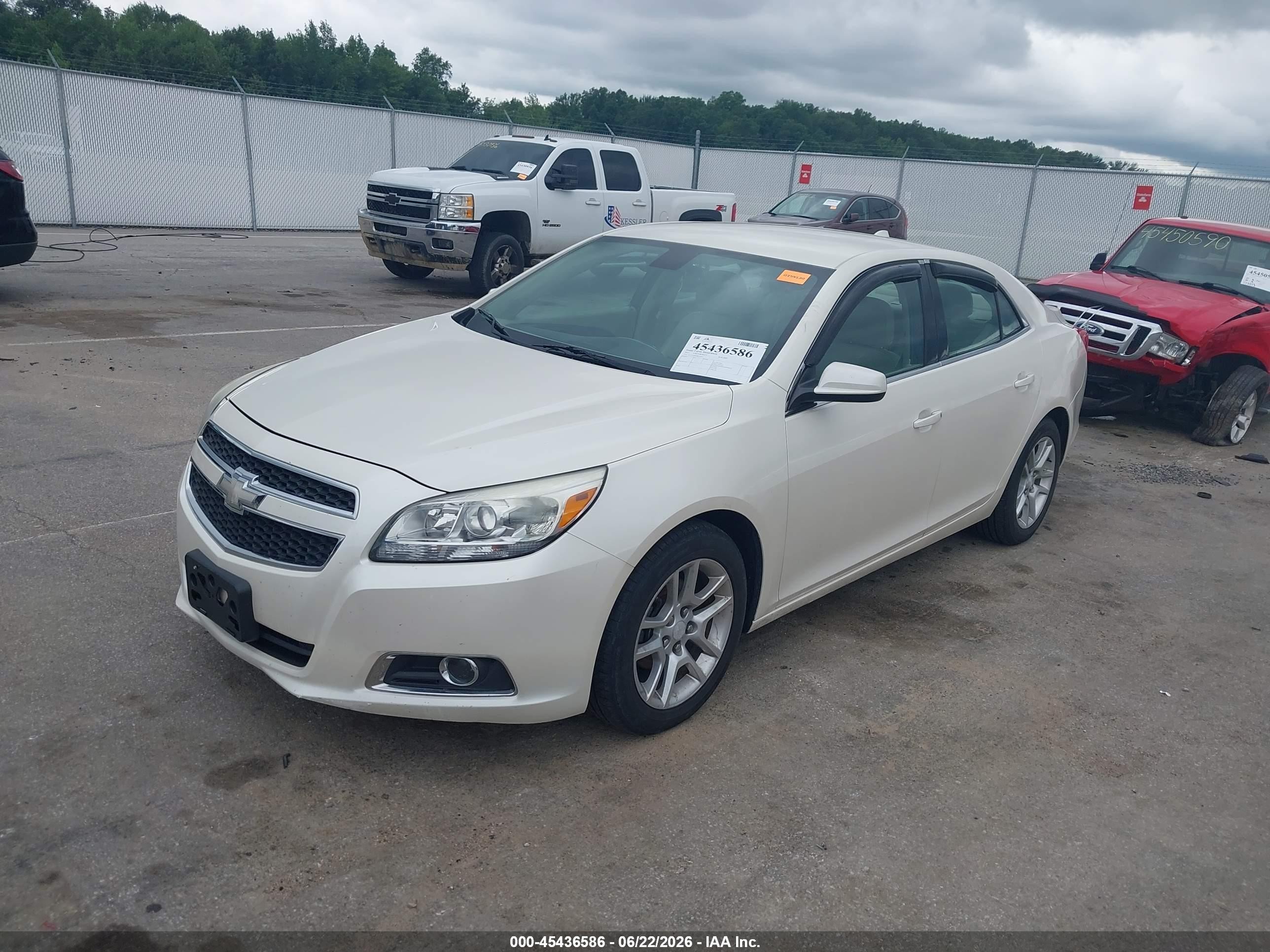 2013 Chevrolet Malibu Eco Premium Audio White vin: 1G11F5RR9DF105911