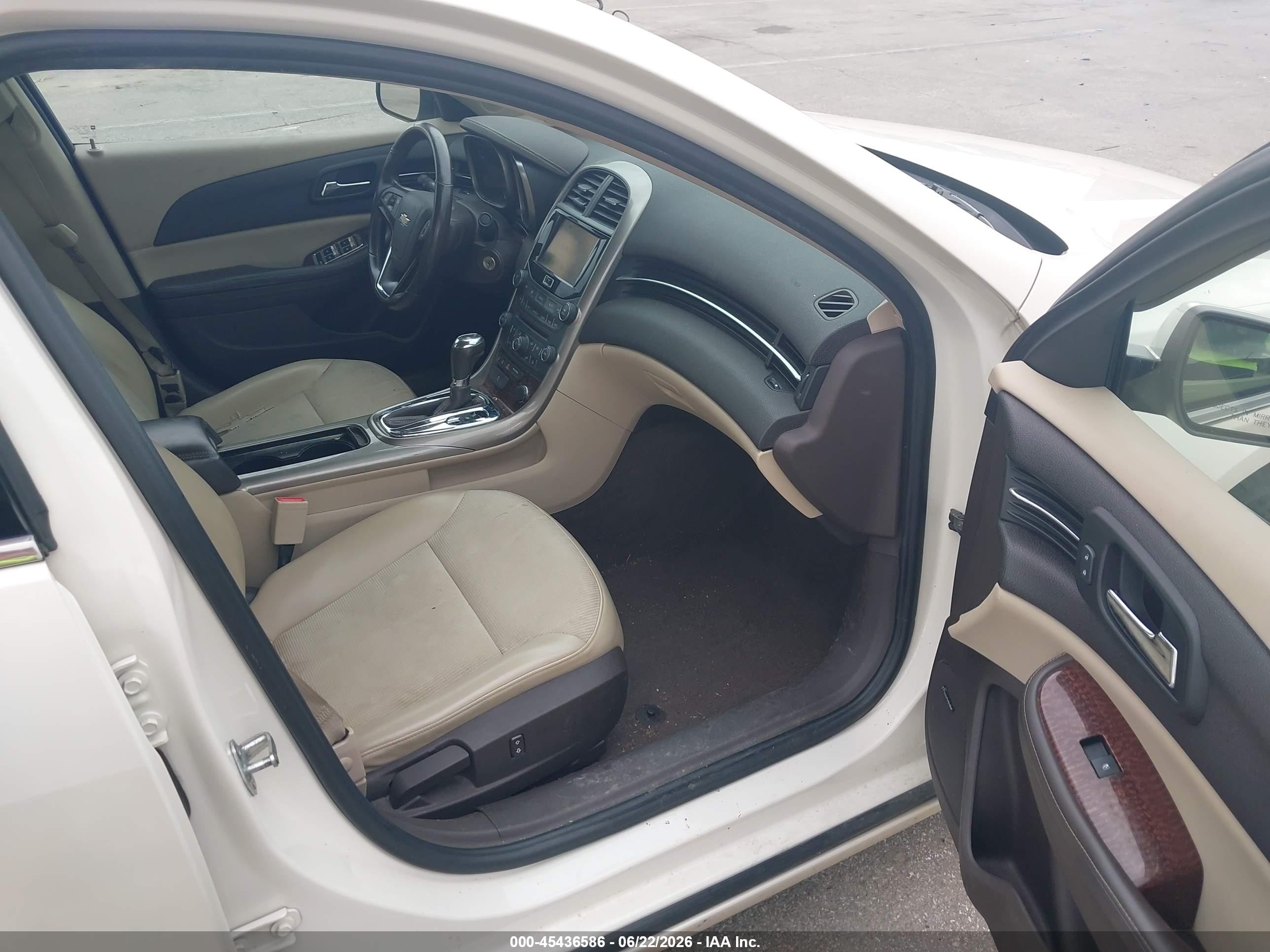 2013 Chevrolet Malibu Eco Premium Audio White vin: 1G11F5RR9DF105911