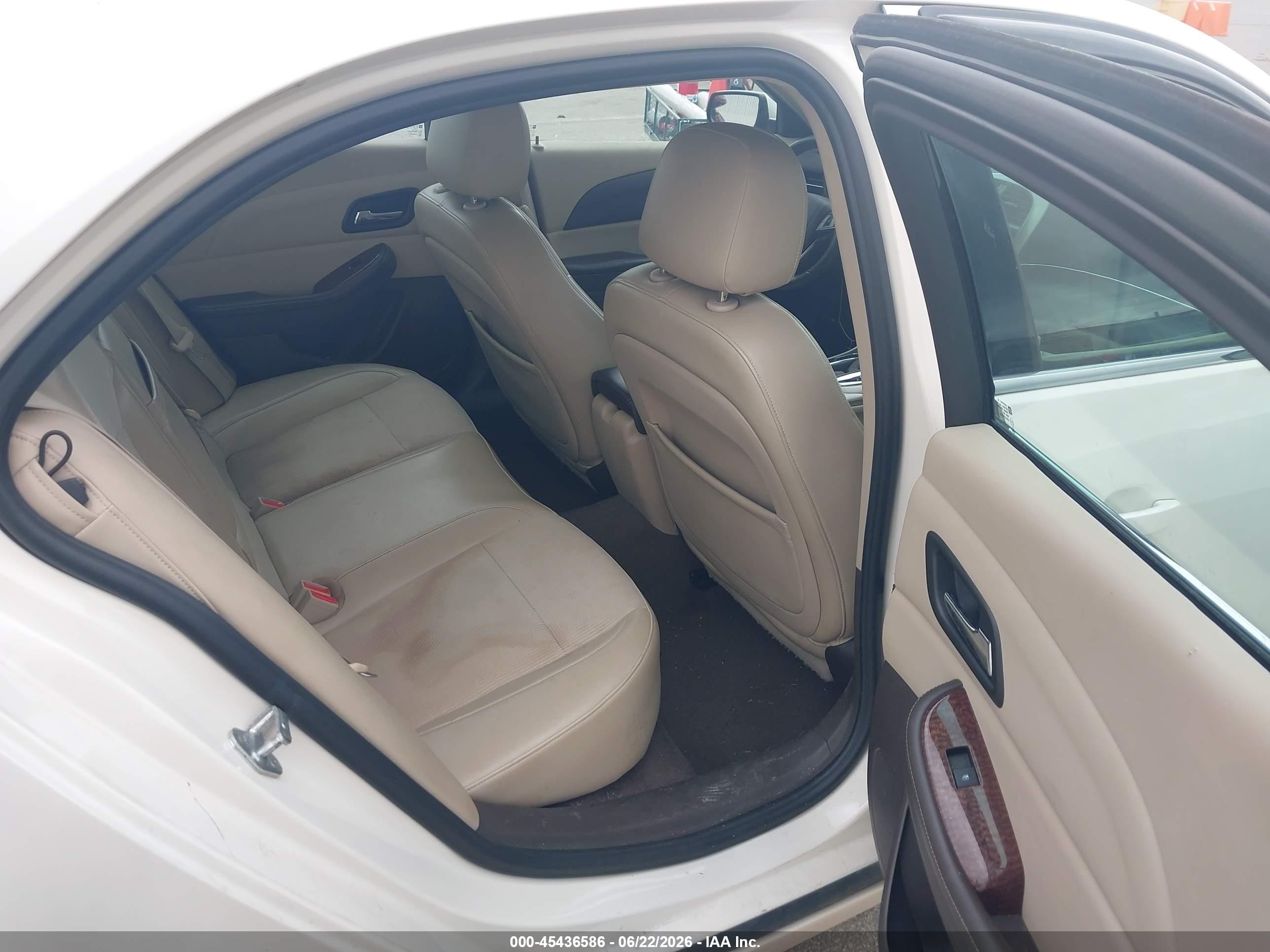 2013 Chevrolet Malibu Eco Premium Audio White vin: 1G11F5RR9DF105911