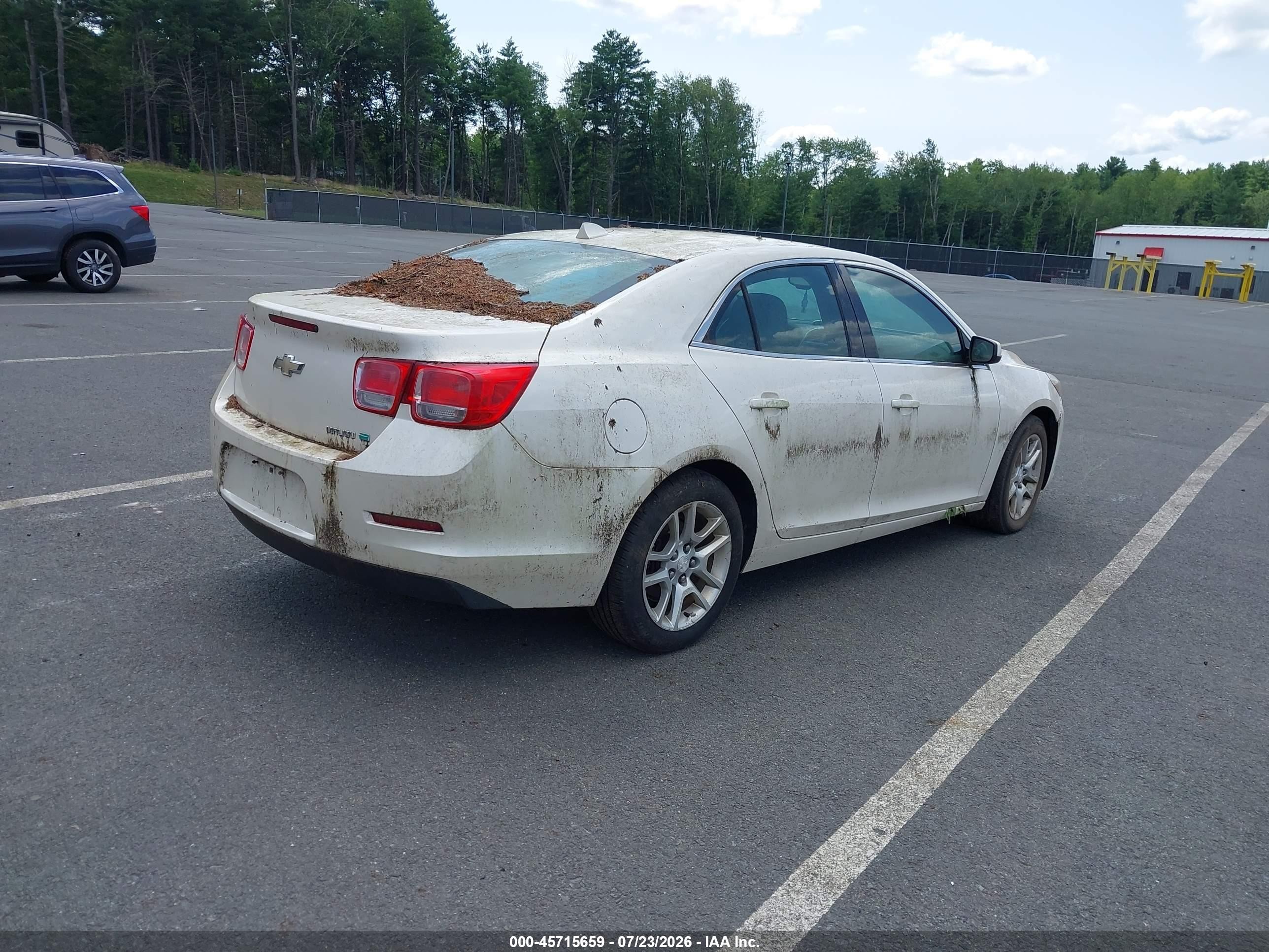 2013 Chevrolet Malibu Eco Premium Audio White vin: 1G11F5RRXDF105223