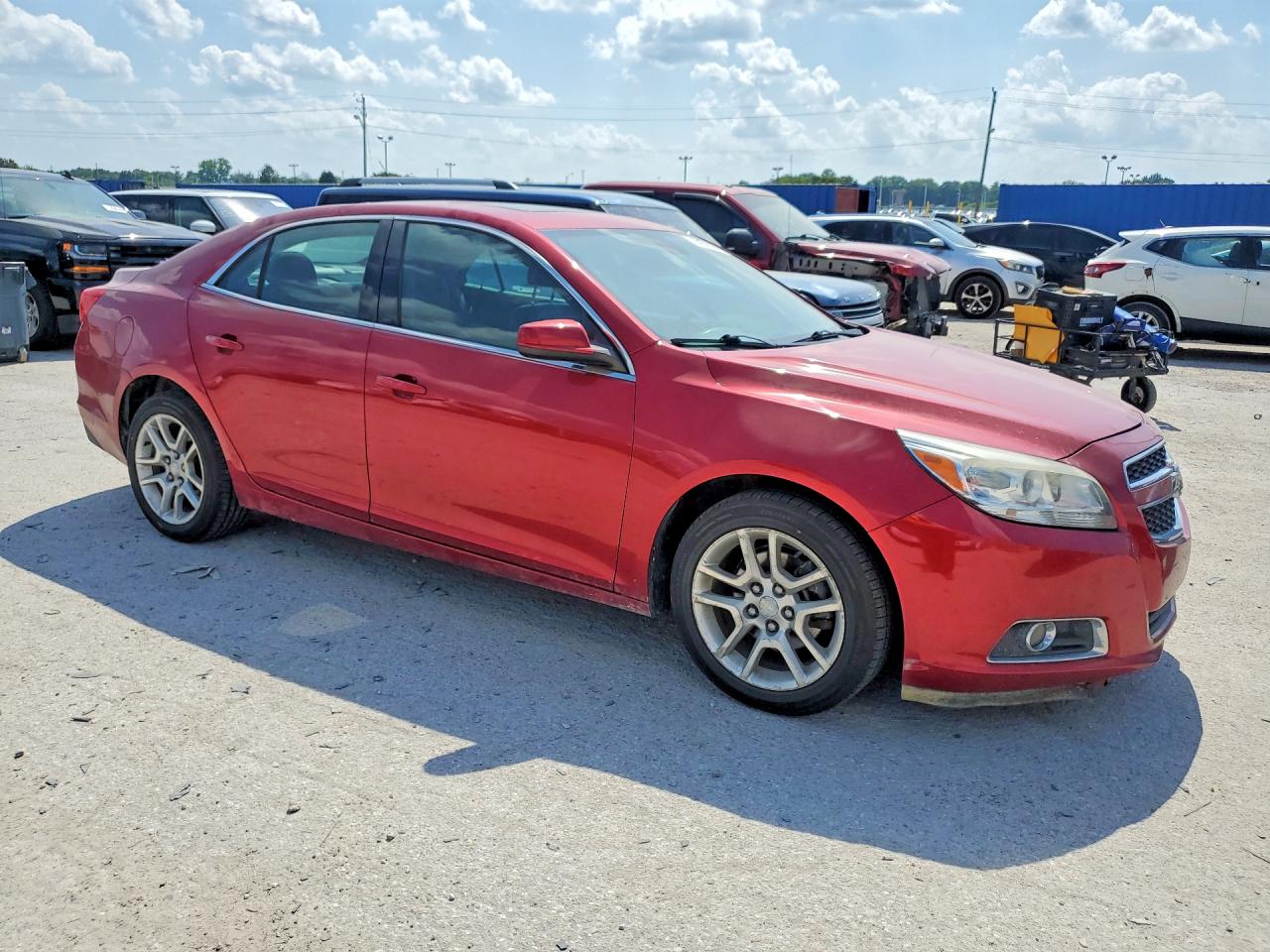 2013 Chevrolet Malibu Red vin: 1G11F5RRXDF110485