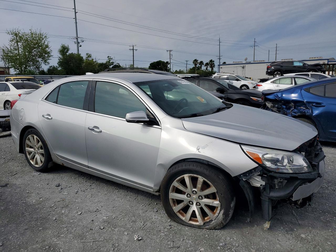 2015 Chevrolet Malibu Ltz Silver vin: 1G11F5SL0FF209020