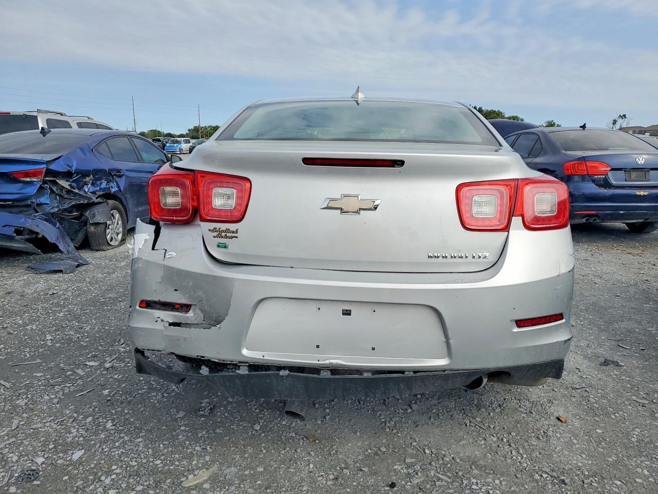 2015 Chevrolet Malibu Ltz Silver vin: 1G11F5SL0FF209020