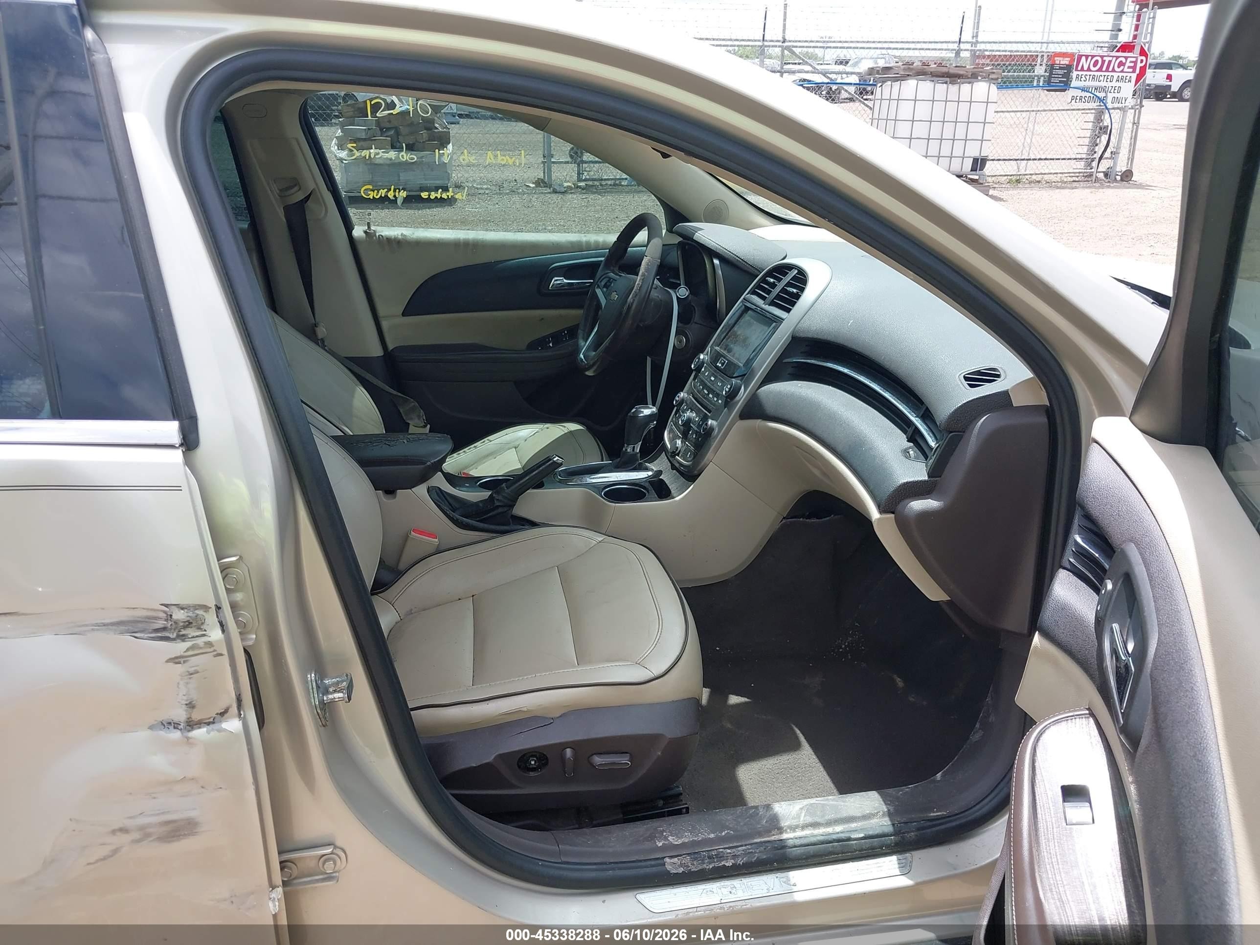 2015 Chevrolet Malibu 1lz Brown vin: 1G11F5SL0FF251736