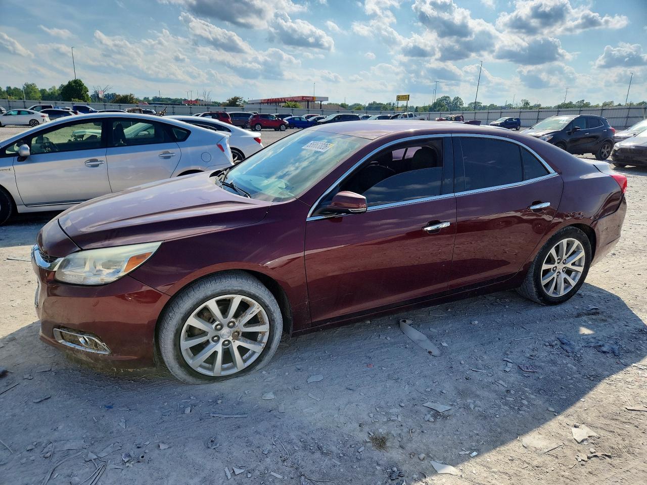 2015 Chevrolet Malibu Ltz Бордовый vin: 1G11F5SL0FF264132