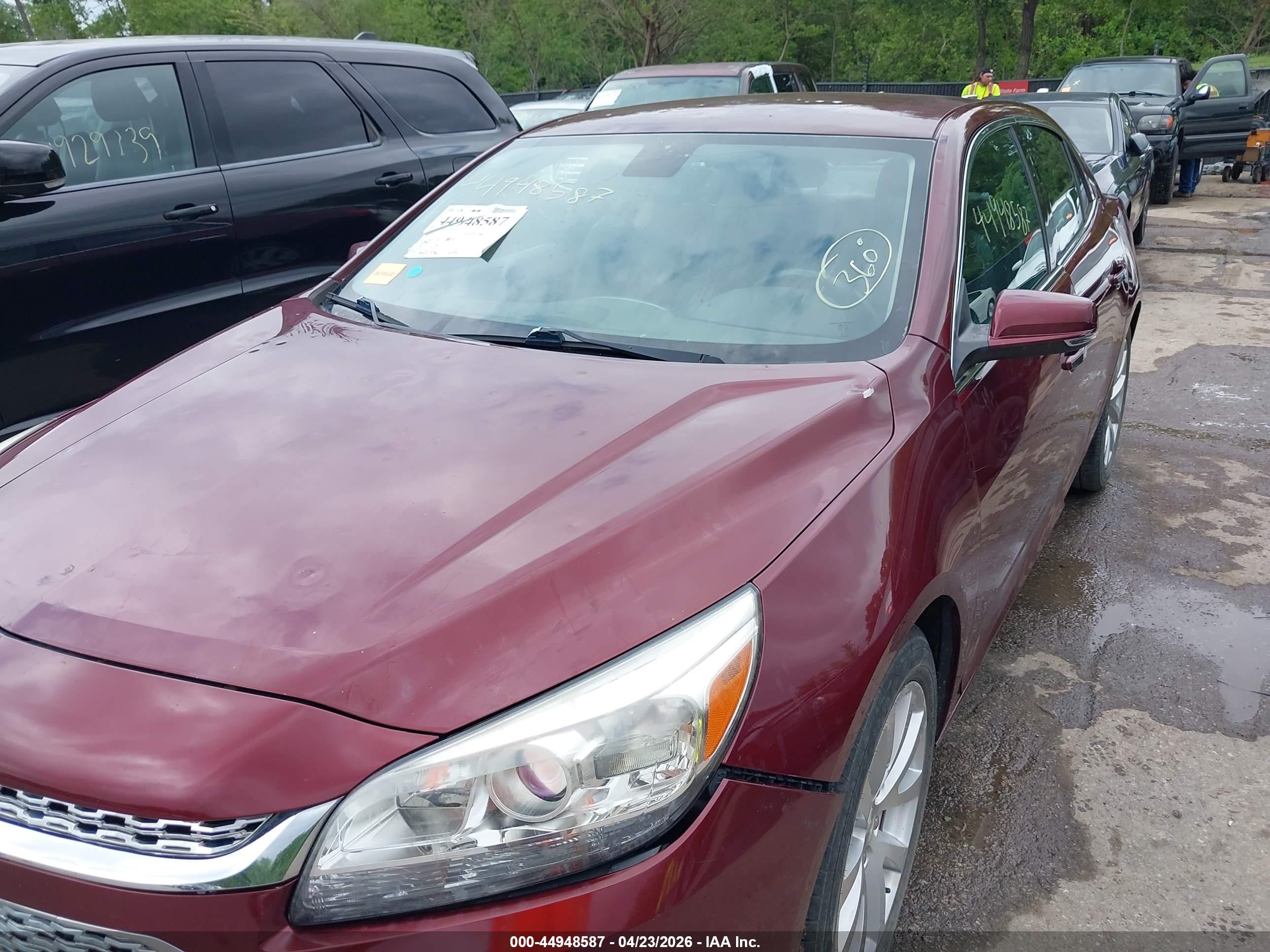 2015 Chevrolet Malibu 1lz Red vin: 1G11F5SL0FF267693