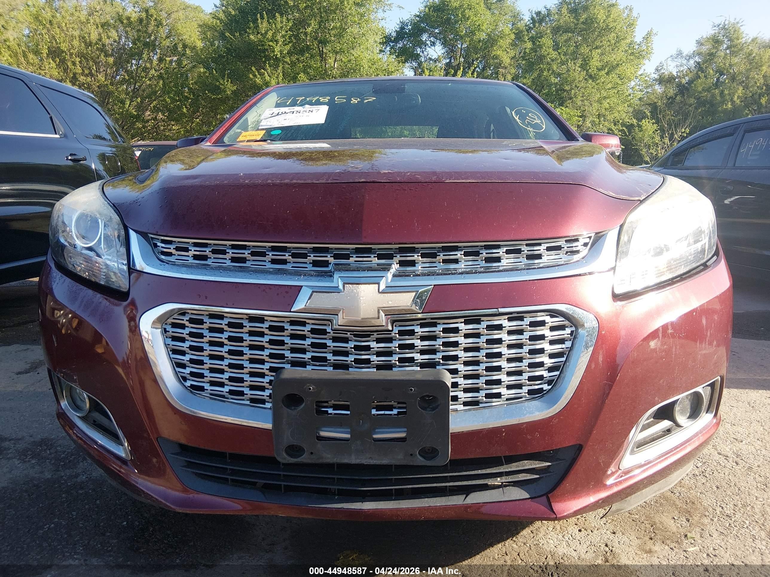 2015 Chevrolet Malibu 1lz Red vin: 1G11F5SL0FF267693