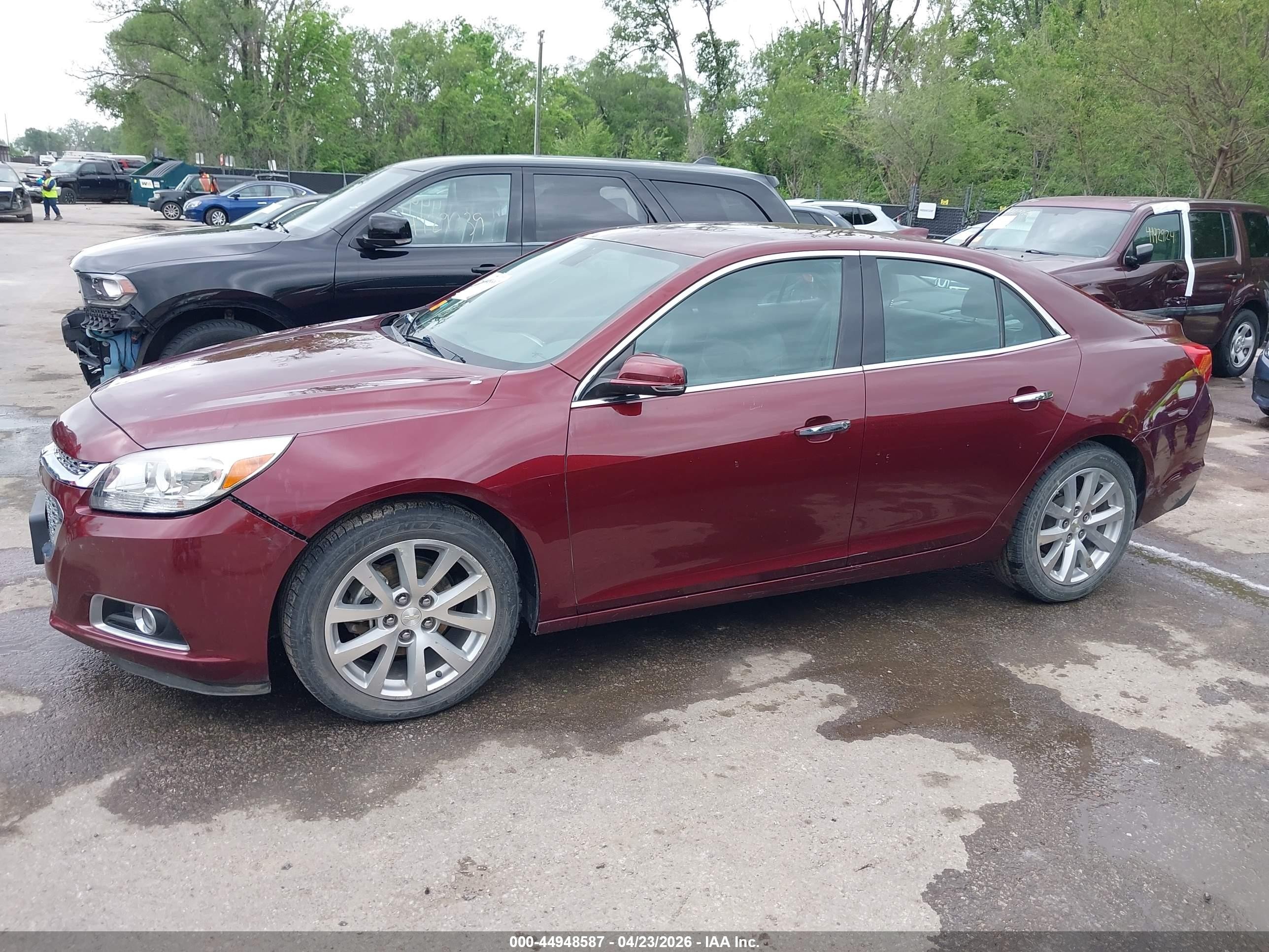 2015 Chevrolet Malibu 1lz Red vin: 1G11F5SL0FF267693