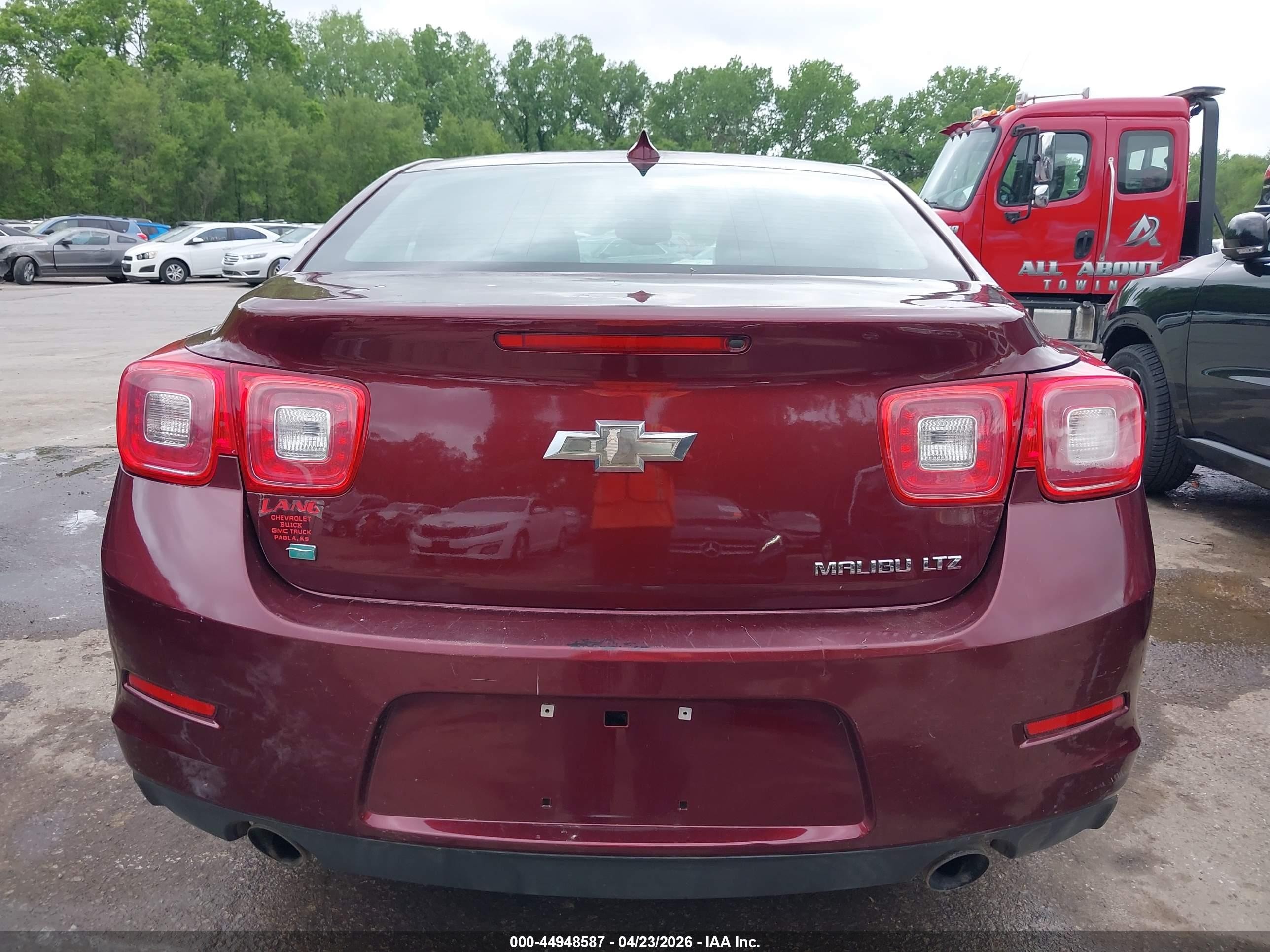 2015 Chevrolet Malibu 1lz Red vin: 1G11F5SL0FF267693