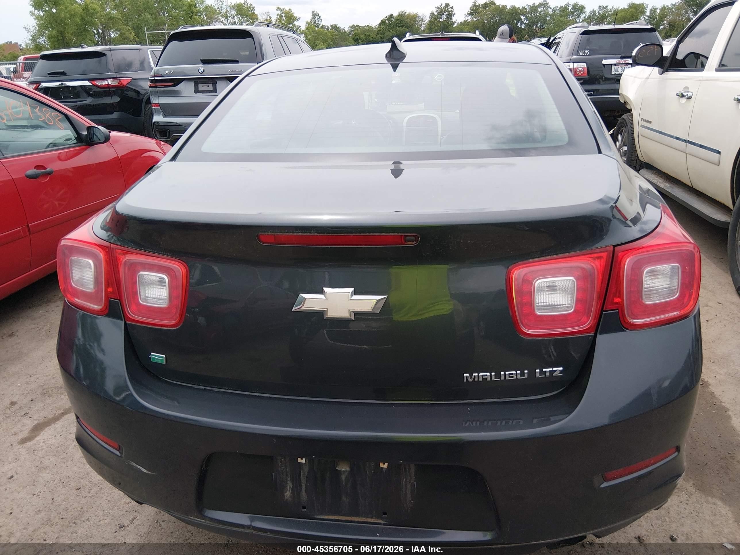 2015 Chevrolet Malibu 1lz Gray vin: 1G11F5SL2FF126253