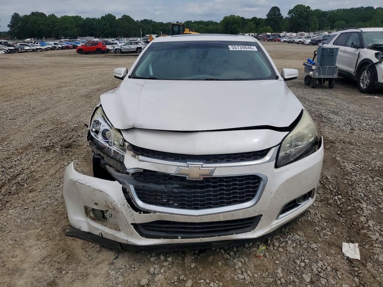 2015 Chevrolet Malibu Ltz White vin: 1G11F5SL2FF179275