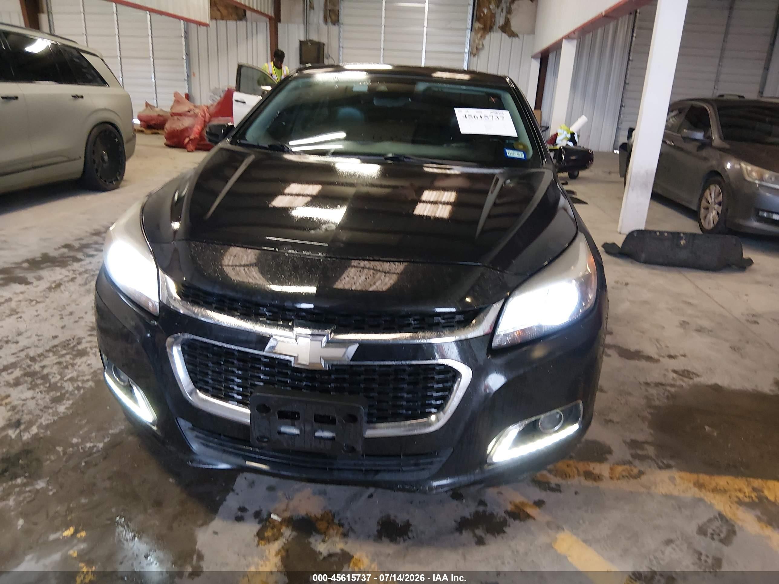 2015 Chevrolet Malibu 1lz Black vin: 1G11F5SL2FF284639