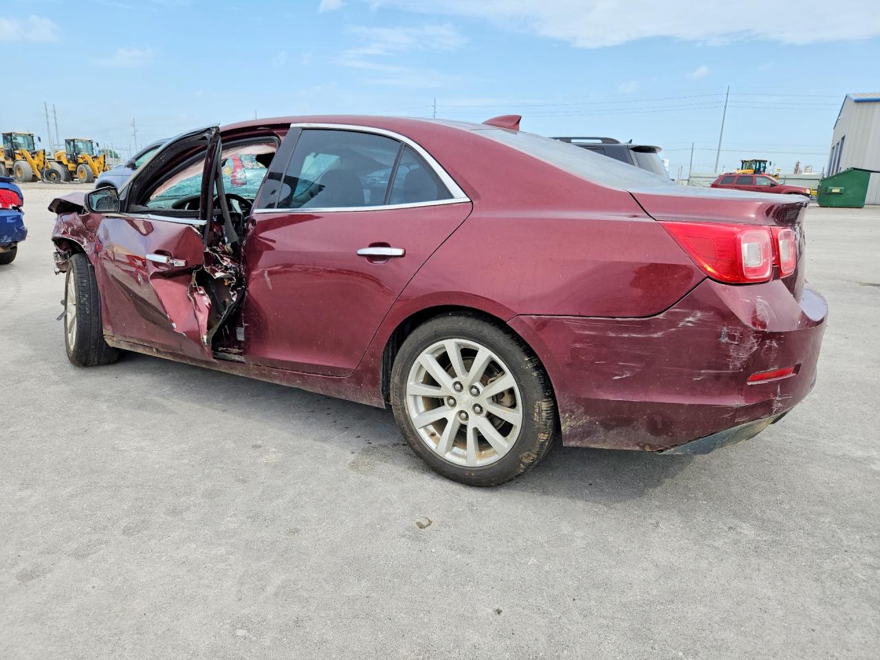 2015 Chevrolet Malibu Ltz Maroon vin: 1G11F5SL3FF281085