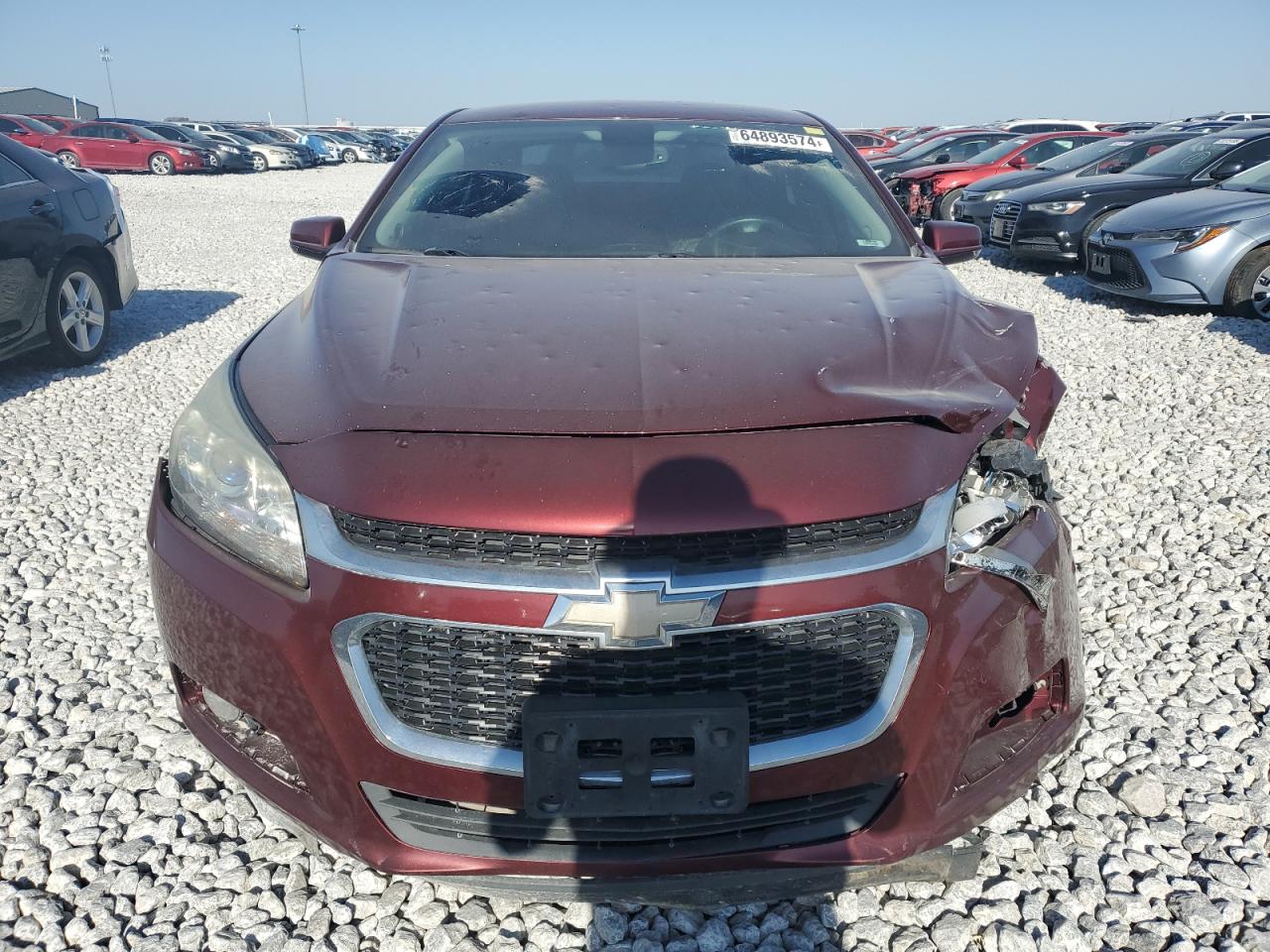 2015 Chevrolet Malibu Ltz Burgundy vin: 1G11F5SL4FF262741
