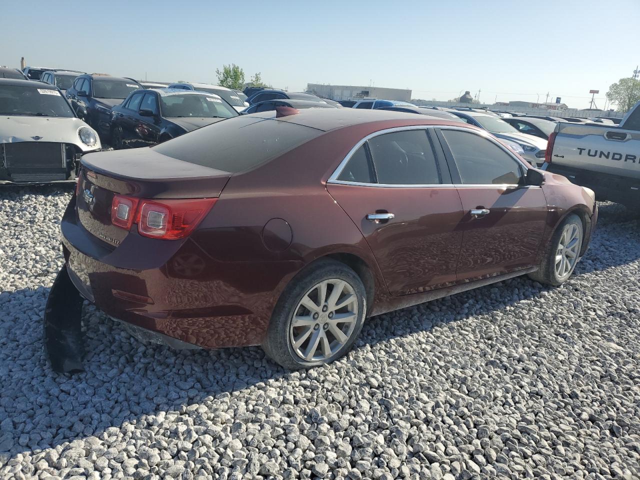 2015 Chevrolet Malibu Ltz Burgundy vin: 1G11F5SL4FF262741