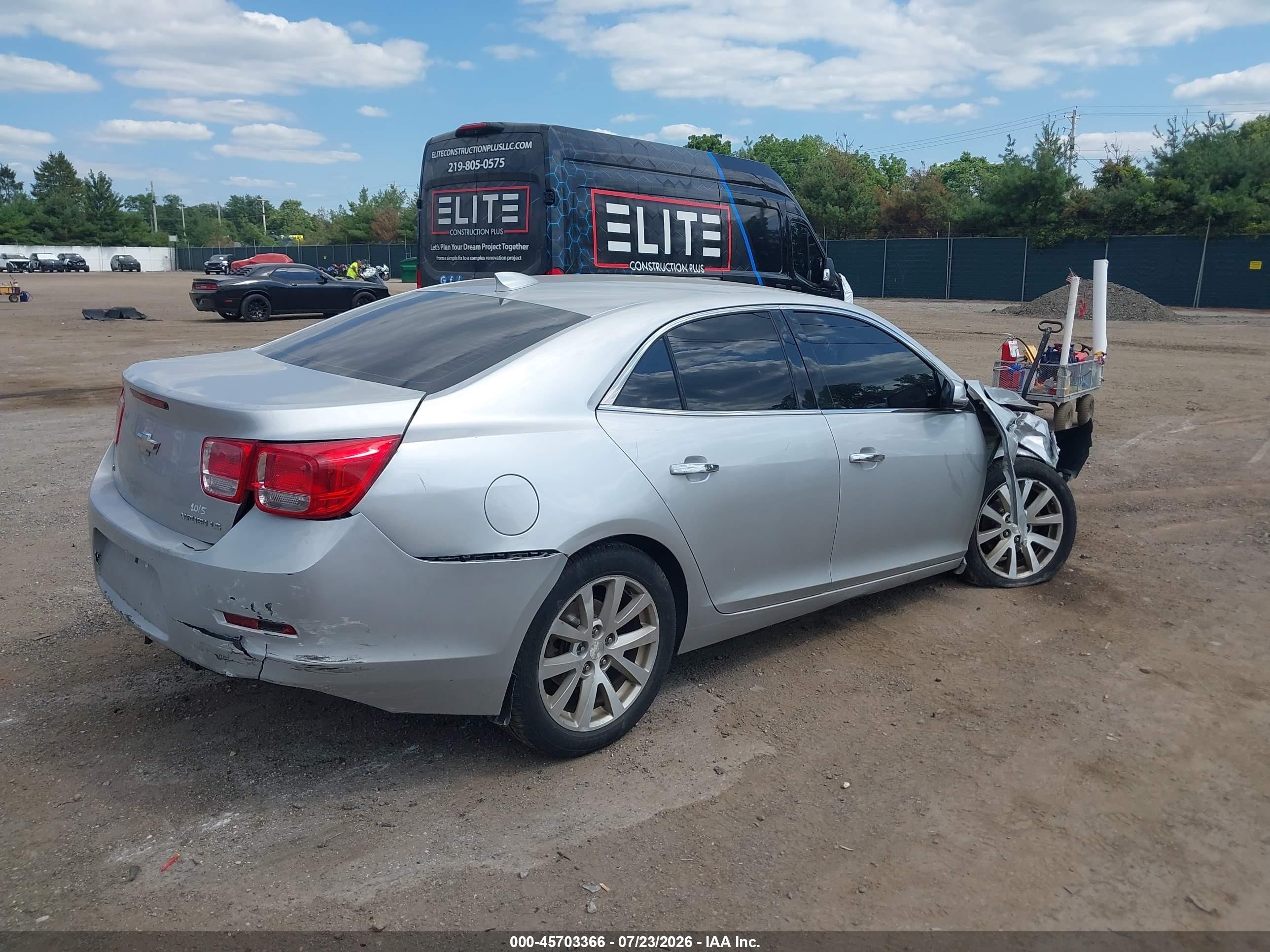2015 Chevrolet Malibu 1lz Silver vin: 1G11F5SL4FF301392