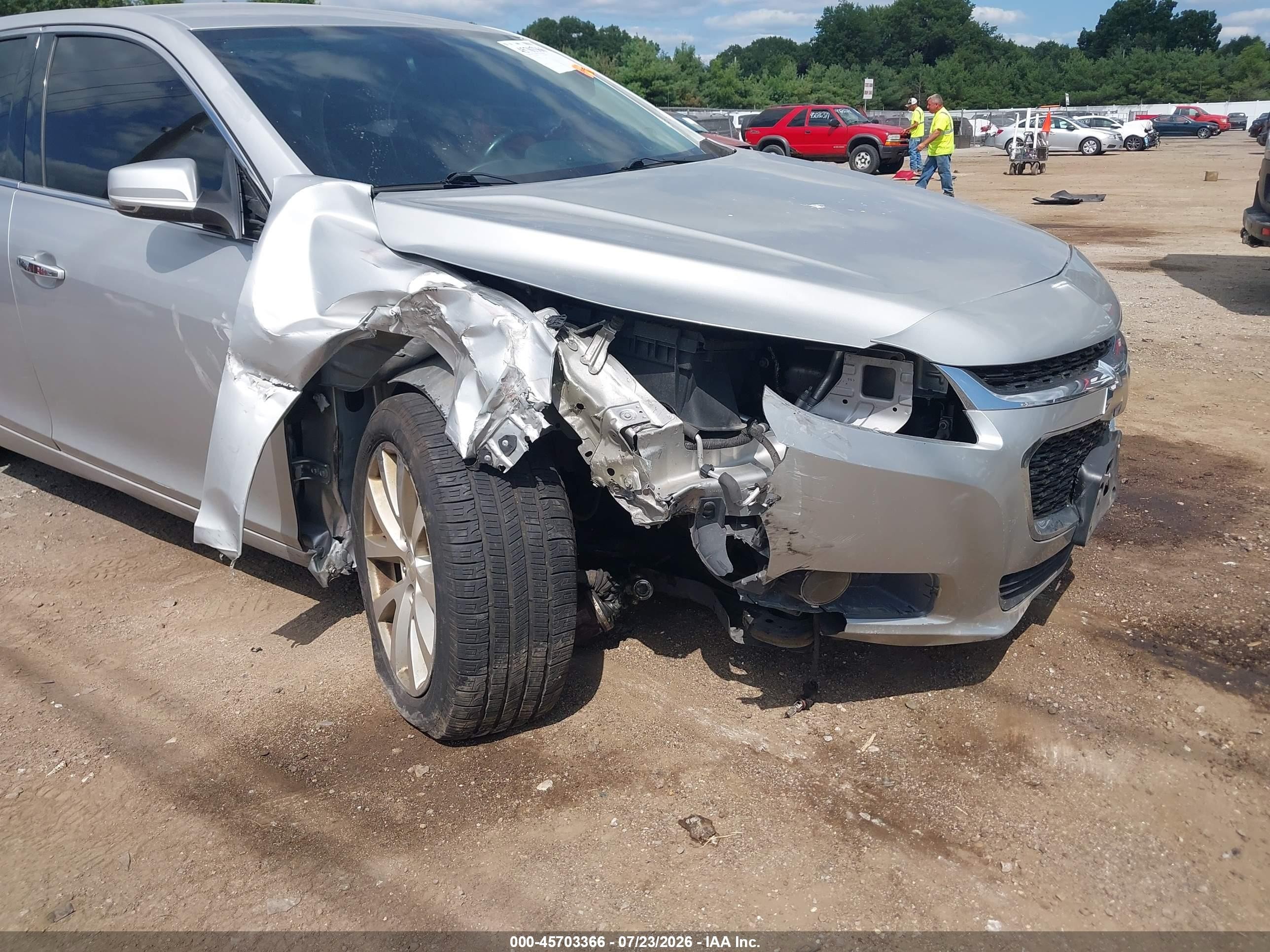 2015 Chevrolet Malibu 1lz Silver vin: 1G11F5SL4FF301392