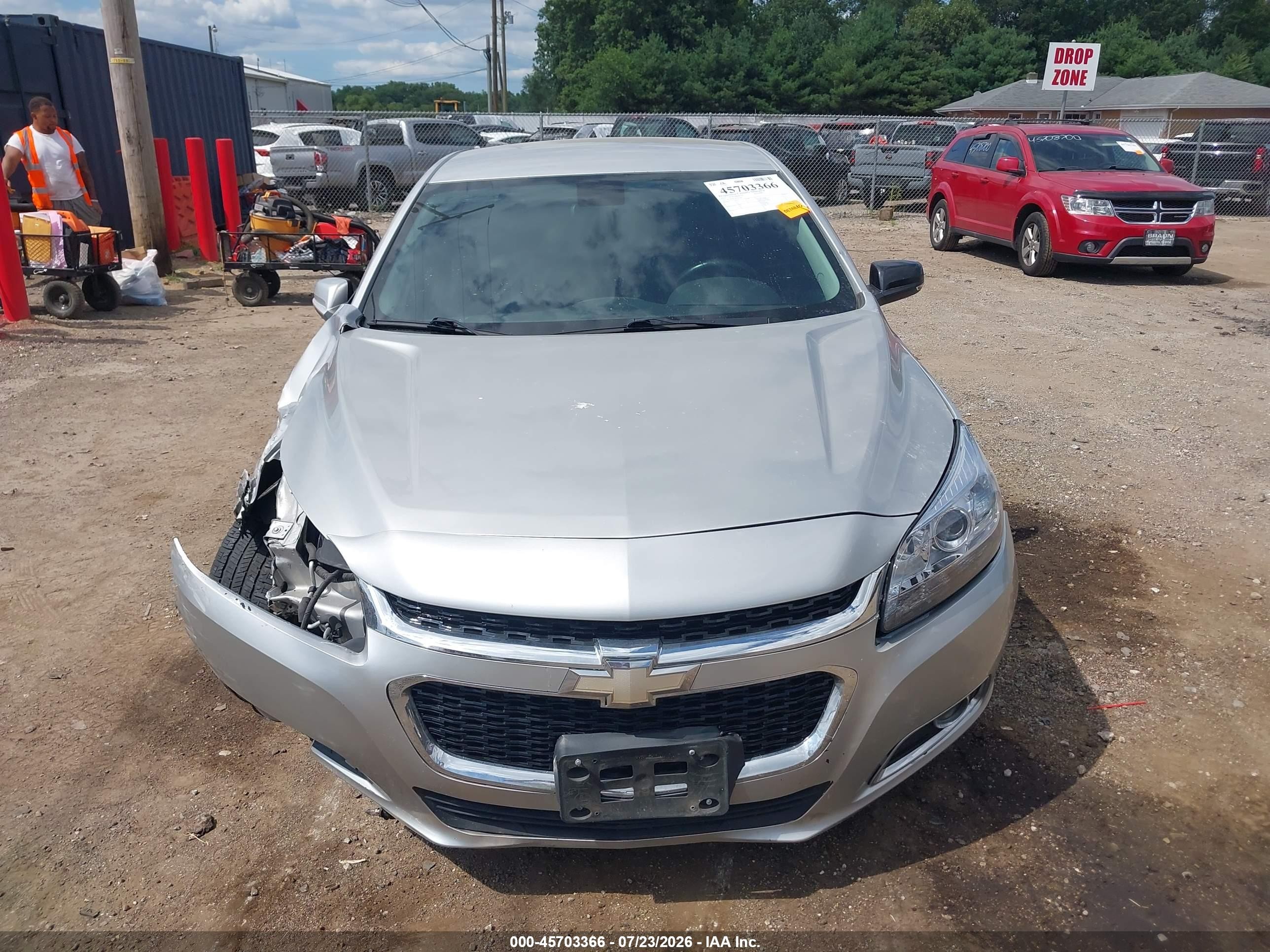 2015 Chevrolet Malibu 1lz Silver vin: 1G11F5SL4FF301392