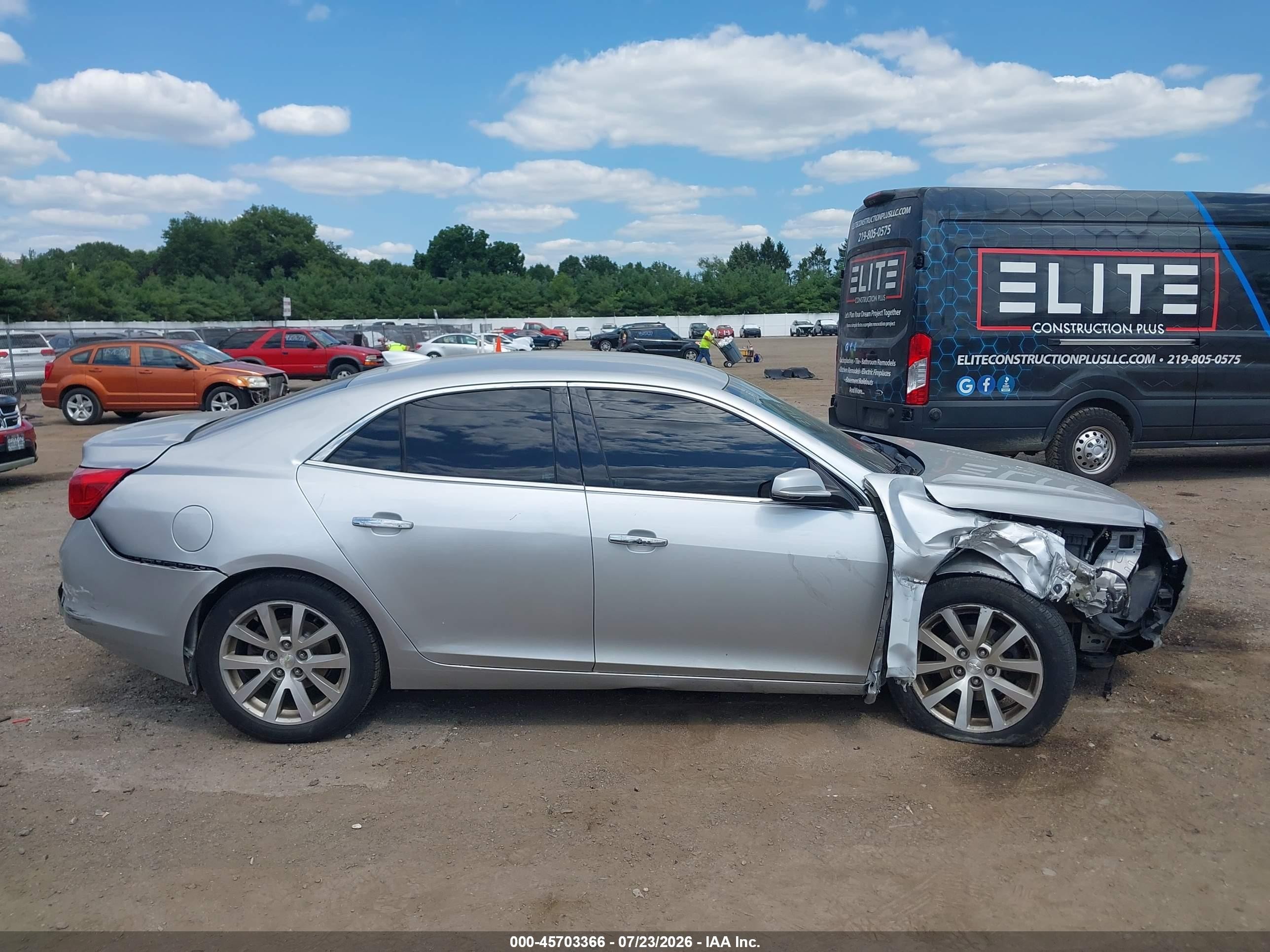 2015 Chevrolet Malibu 1lz Silver vin: 1G11F5SL4FF301392
