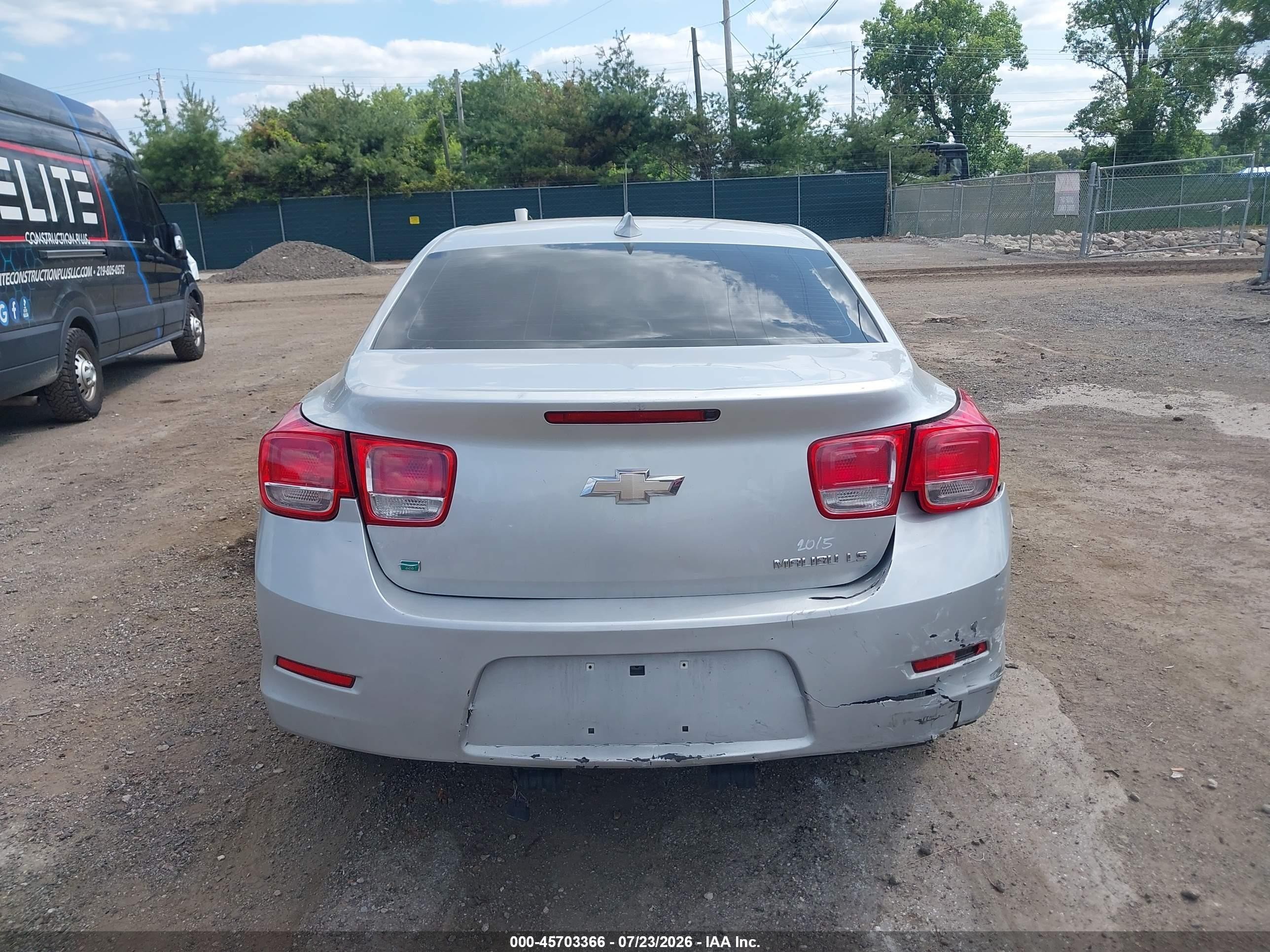 2015 Chevrolet Malibu 1lz Silver vin: 1G11F5SL4FF301392