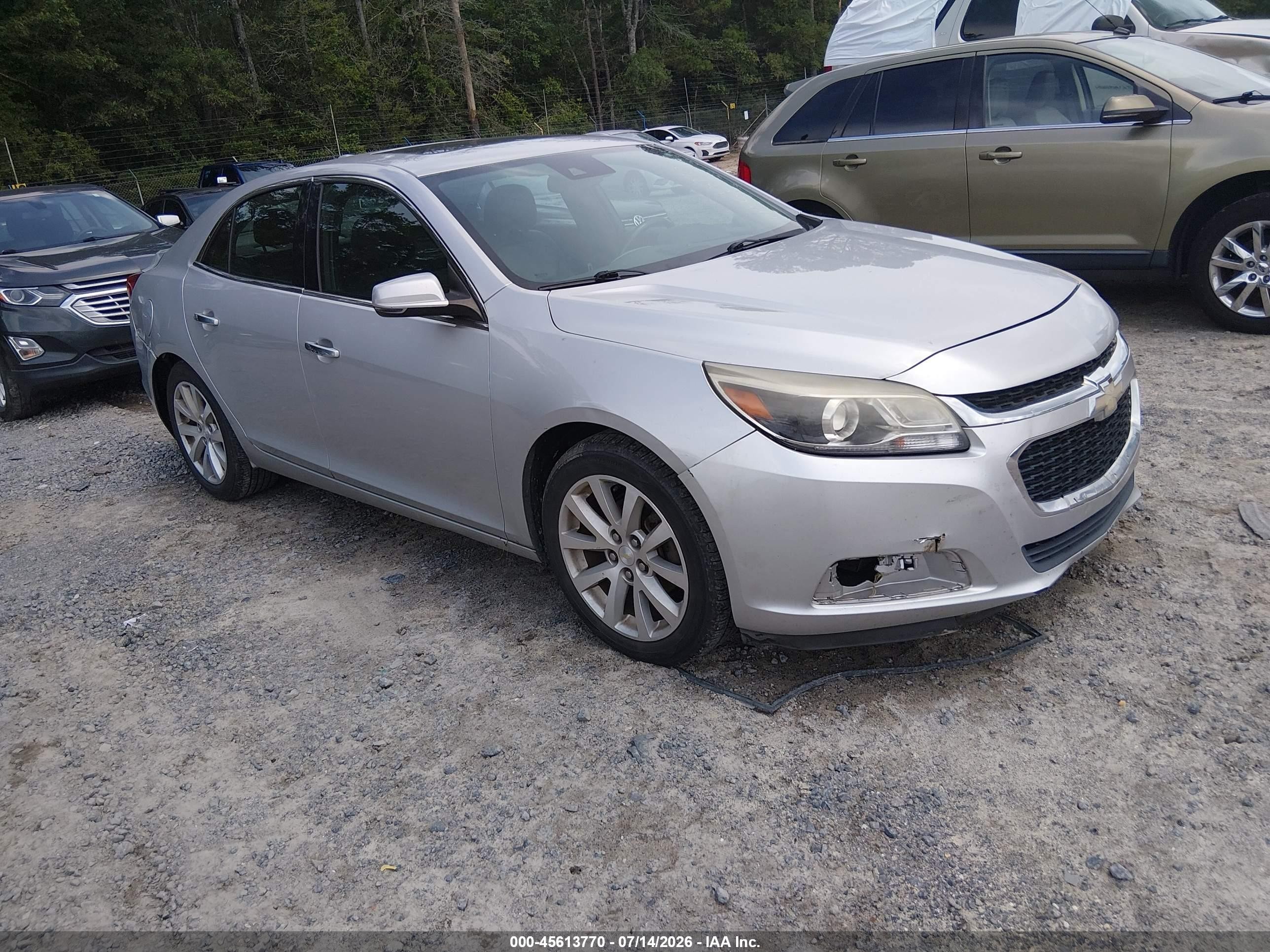 2015 Chevrolet Malibu 1lz Серебряный vin: 1G11F5SL5FF183580