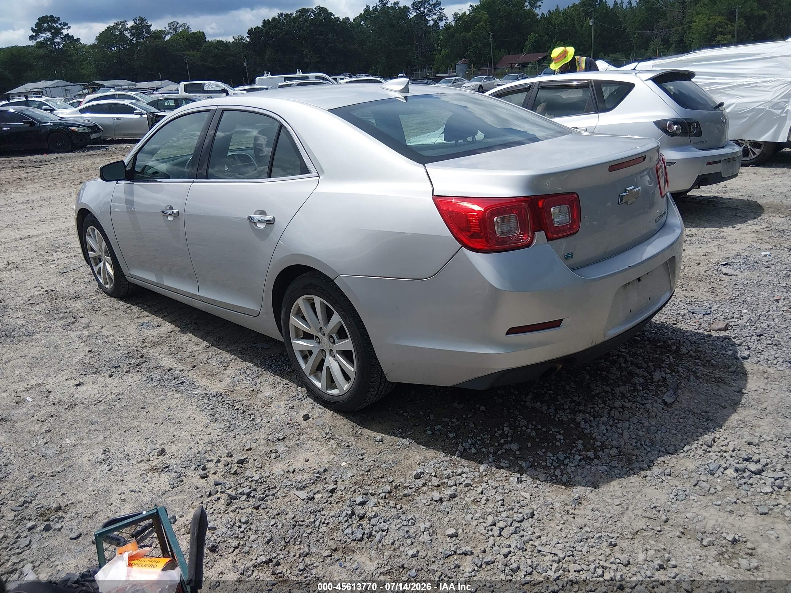 2015 Chevrolet Malibu 1lz Silver vin: 1G11F5SL5FF183580